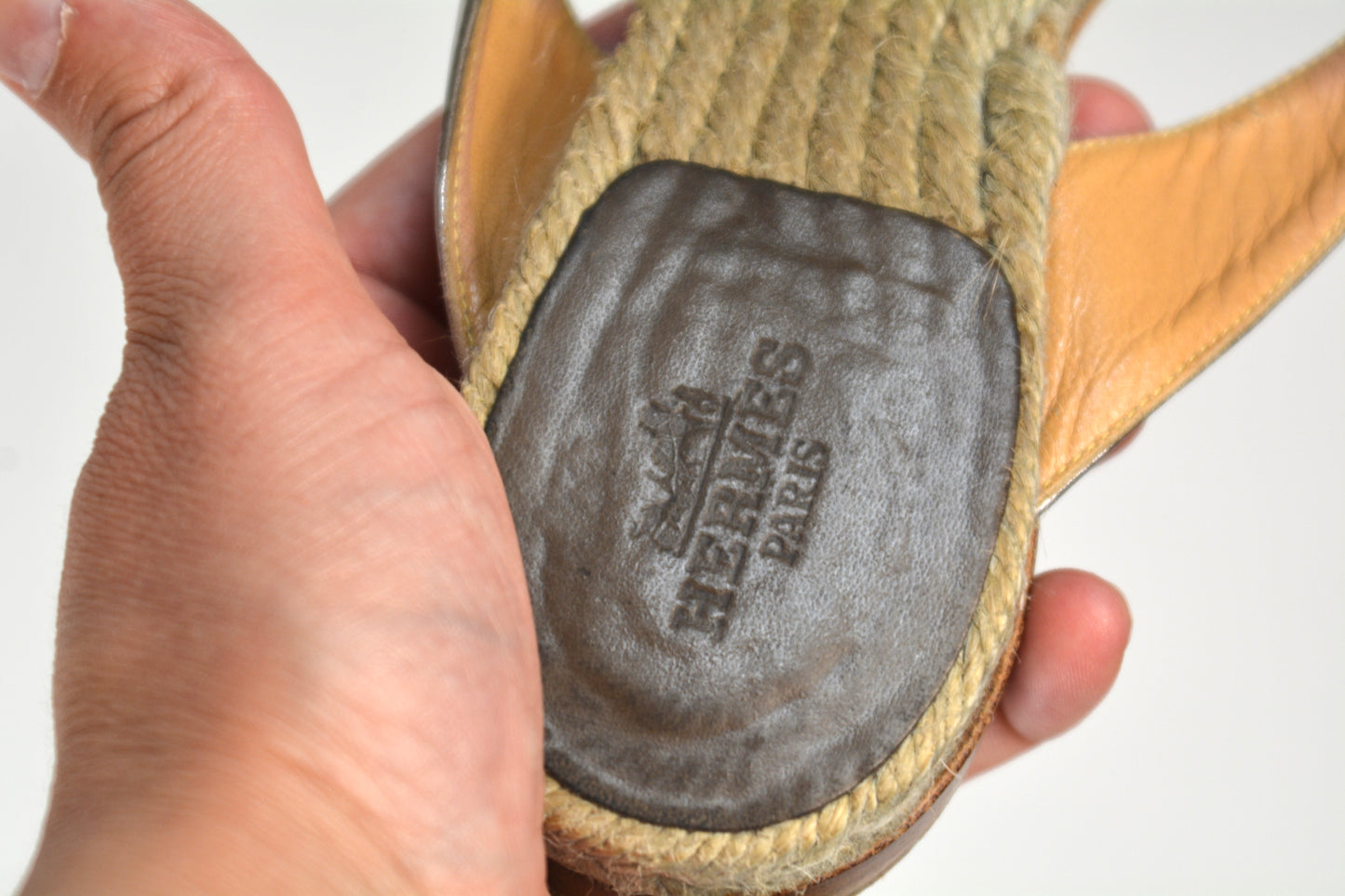 Hermès Paris Sandali Espadrillas Vintage – Tg. 38