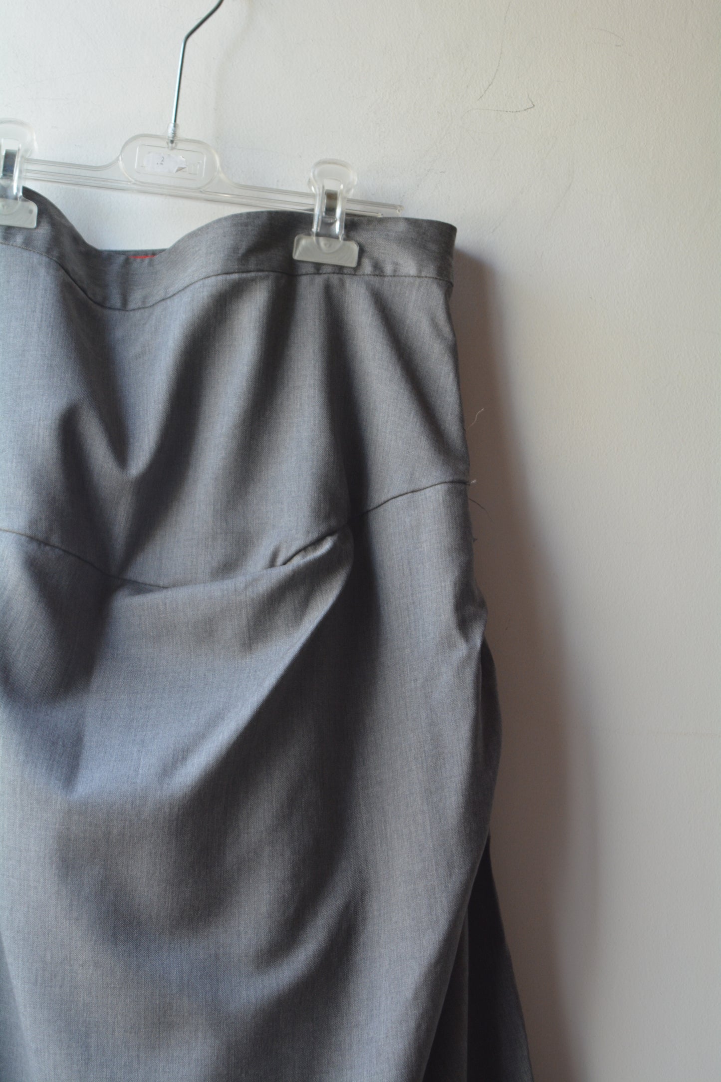 Vivienne Westwood Red Label Gonna Grigia Lana — Taglia 46