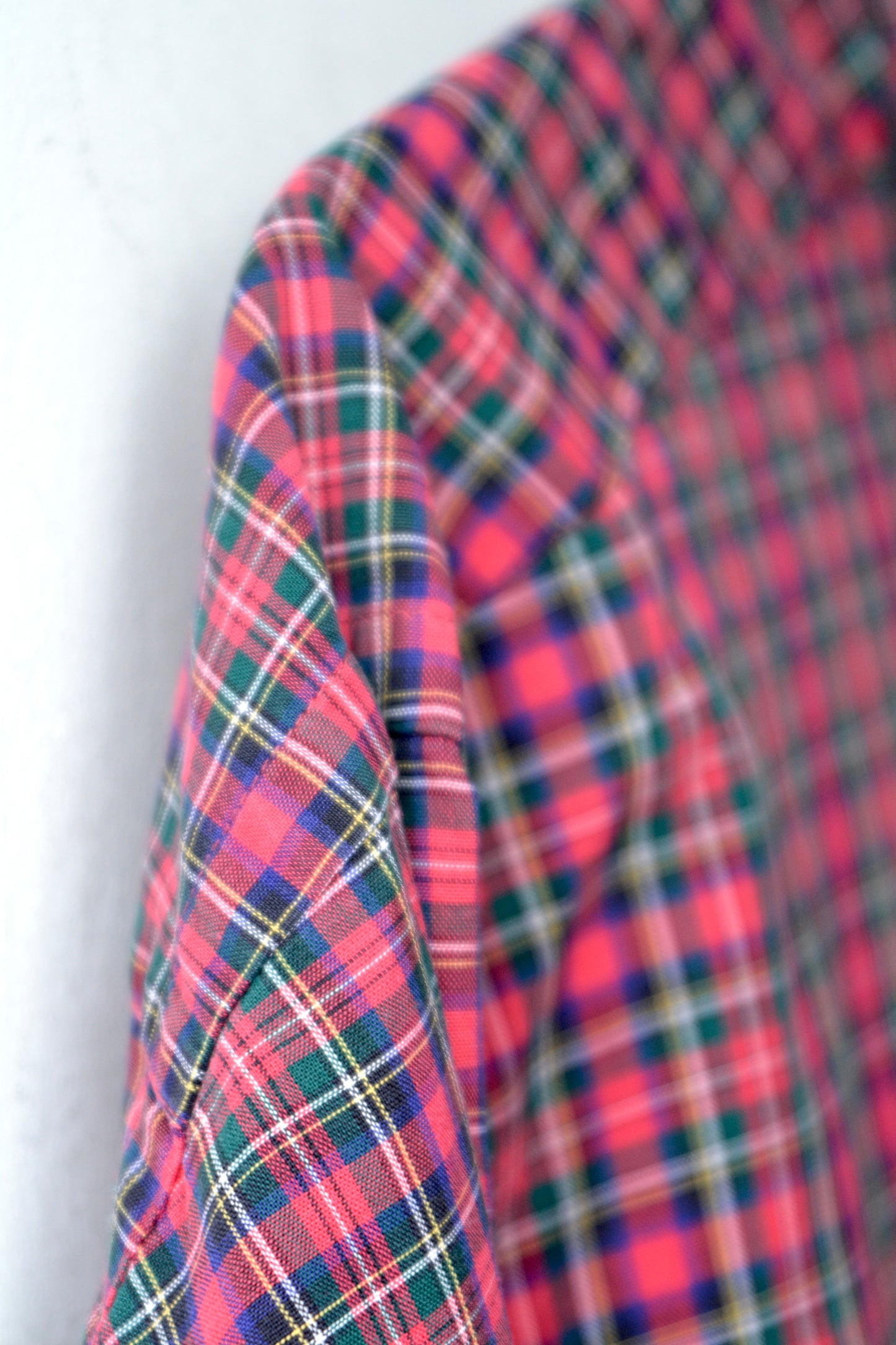 Peter & Sons — Camicia Tartan Royal Stewart New York Anni '80