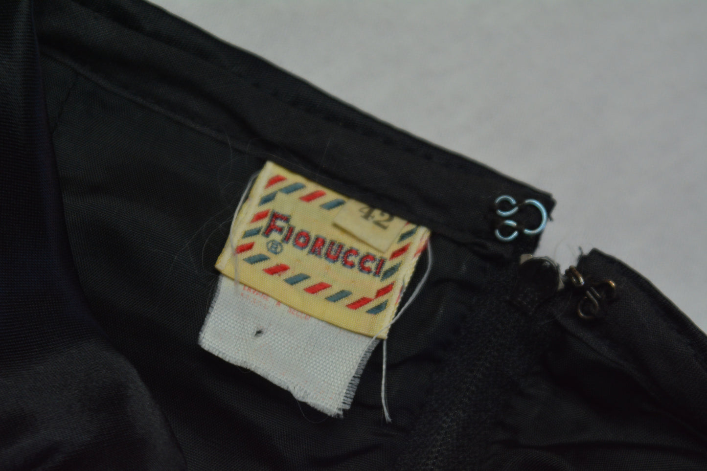 Abito Bustier Vintage Fiorucci – Velluto Nero