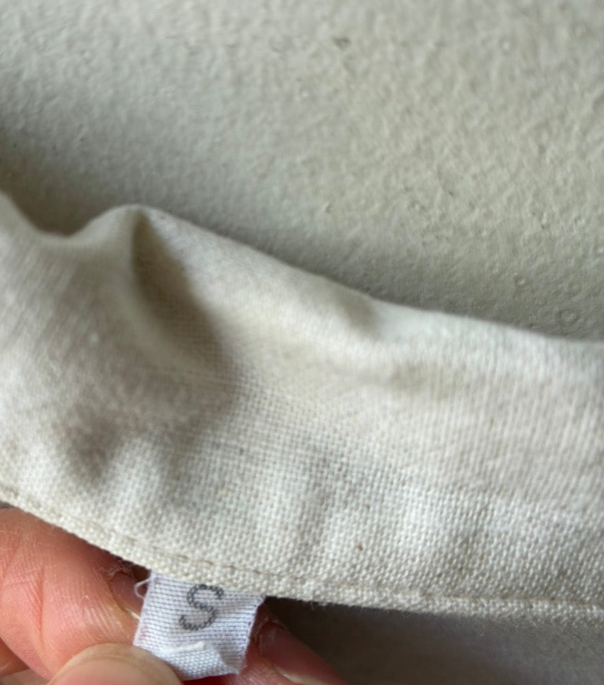 Giacca-Camicia Safari Style — 100% Lino Bianco Made in Italy Taglia S