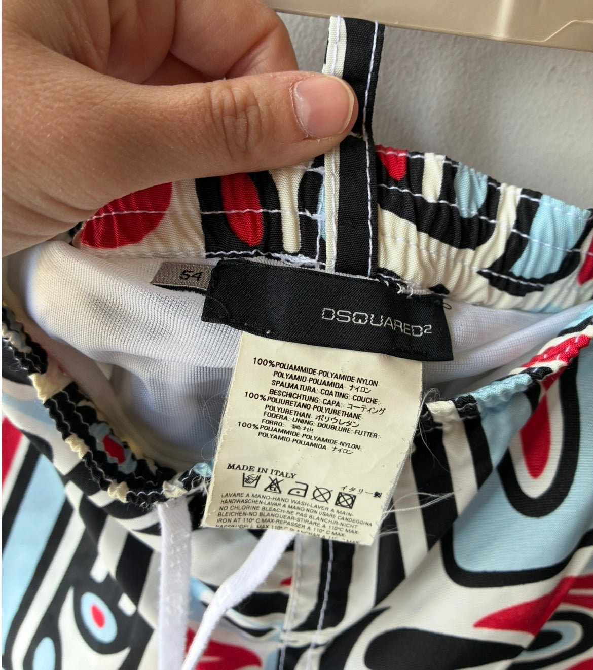 Dsquared2 – Costume Shorts Vintage Stampa Tribale Made in Italy