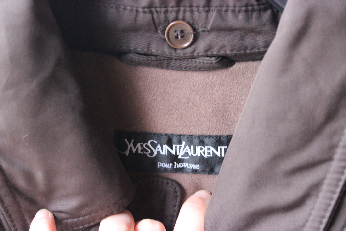 Giacca Yves Saint Laurent Vintage Marrone Uomo Taglia 52