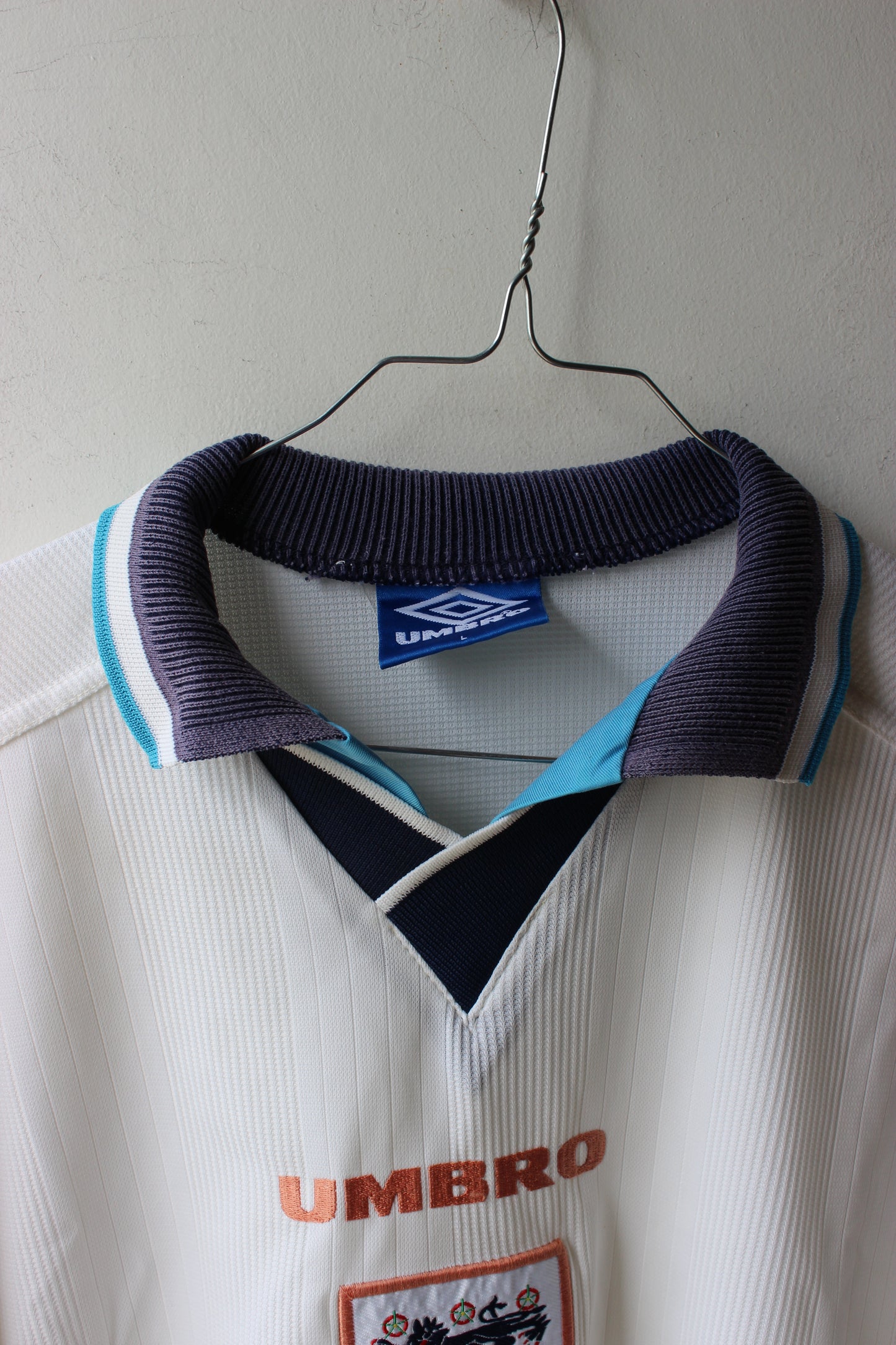 Maglia Nazionale Inghilterra Umbro vintage bianca - Taglia L