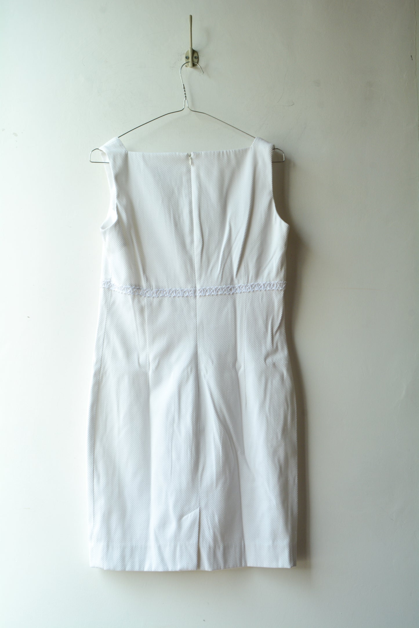 Tubino Vintage Santino Punto Moda Bianco Piqué