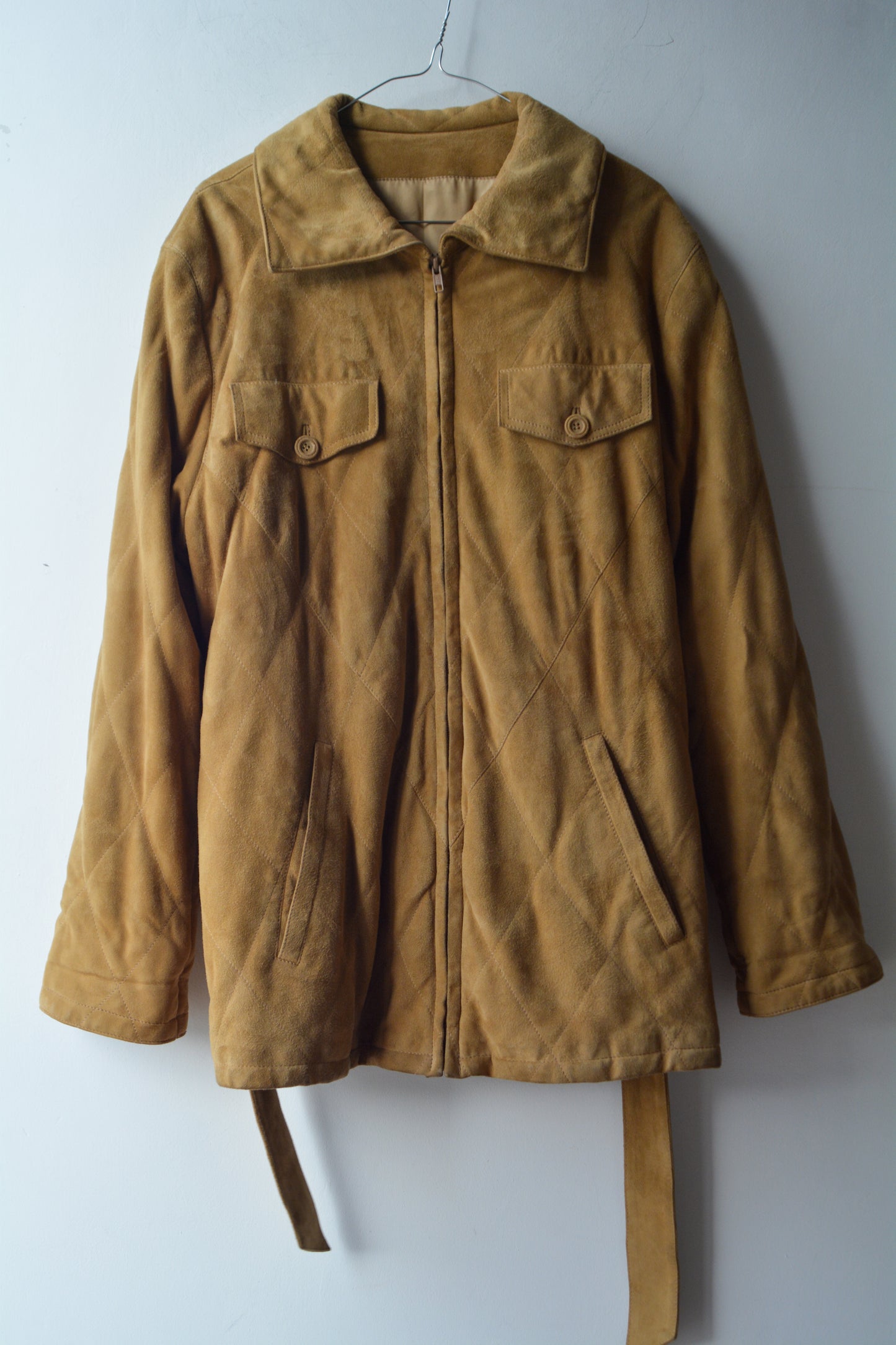 Giacca Vintage in Camoscio – Valerio Pasinelli – 100% Pelle Made in Italy