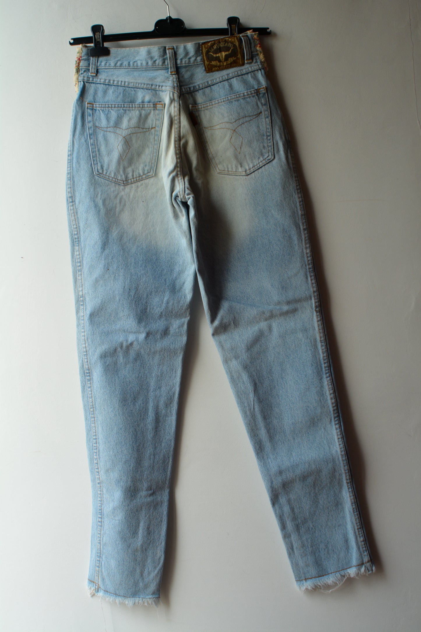 Jeans Vintage Sem Vaccaro Vita Alta – Denim Chiaro