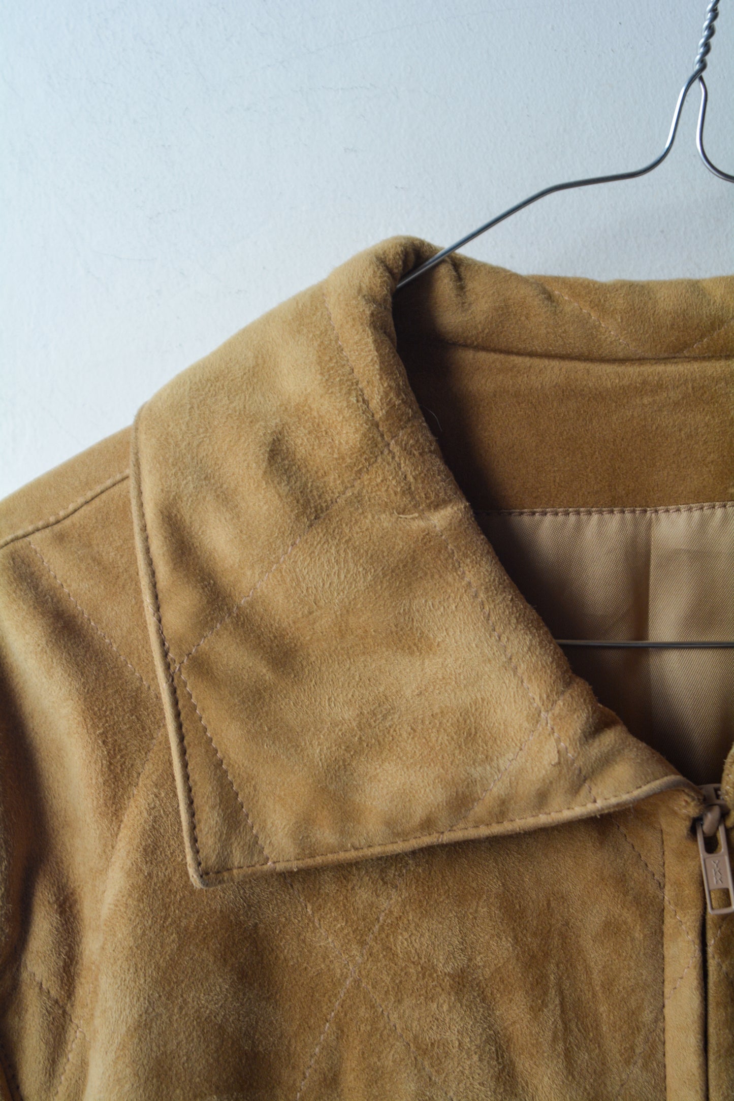 Giacca Vintage in Camoscio – Valerio Pasinelli – 100% Pelle Made in Italy