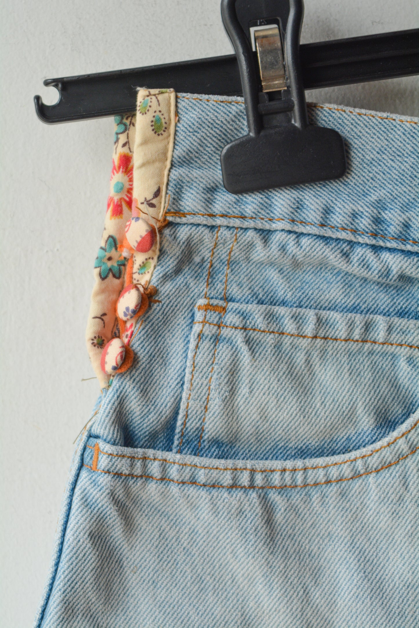 Jeans Vintage Sem Vaccaro Vita Alta – Denim Chiaro