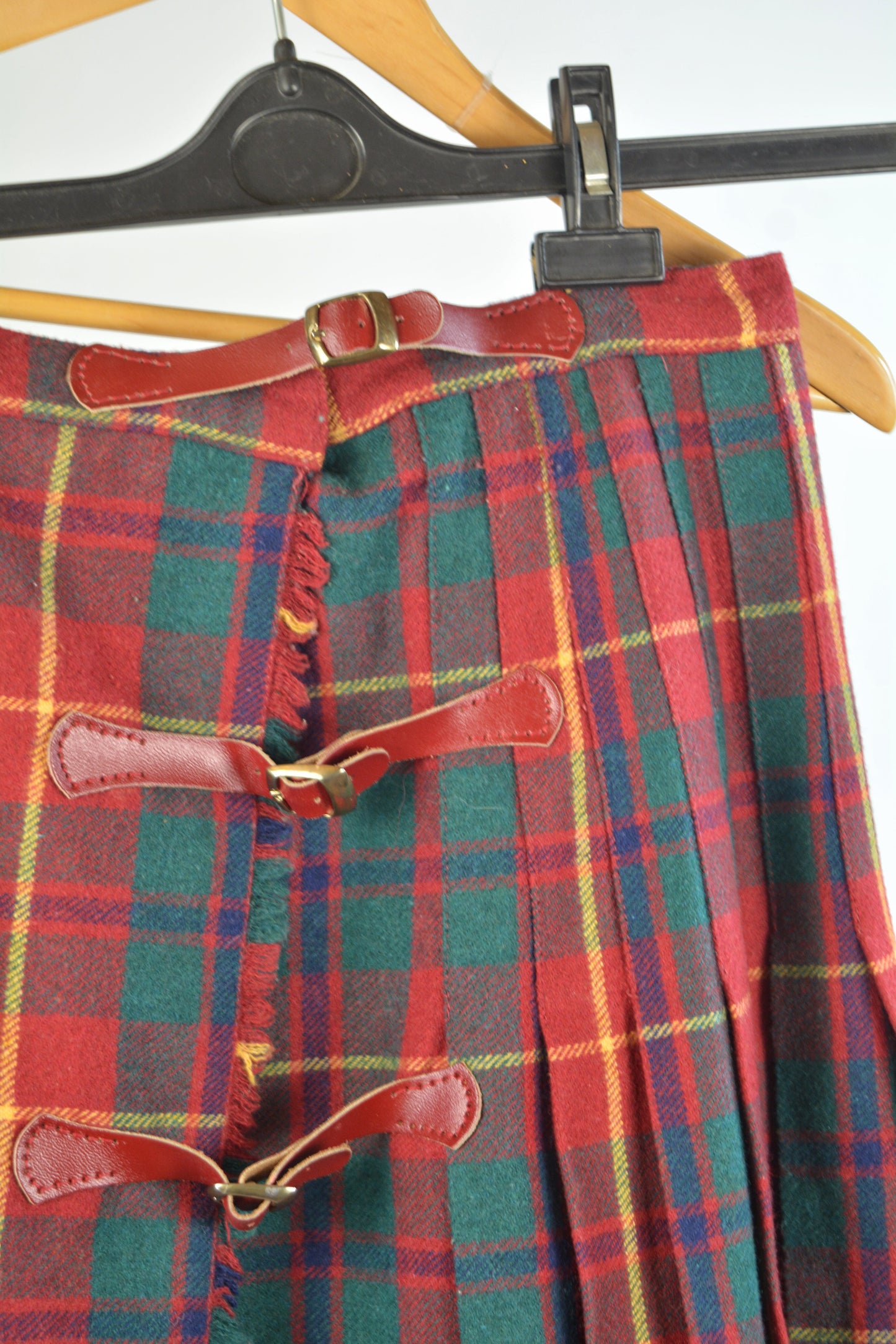 Gonna kilt tartan — dettaglio etichetta Lucen Raldo taglia 44