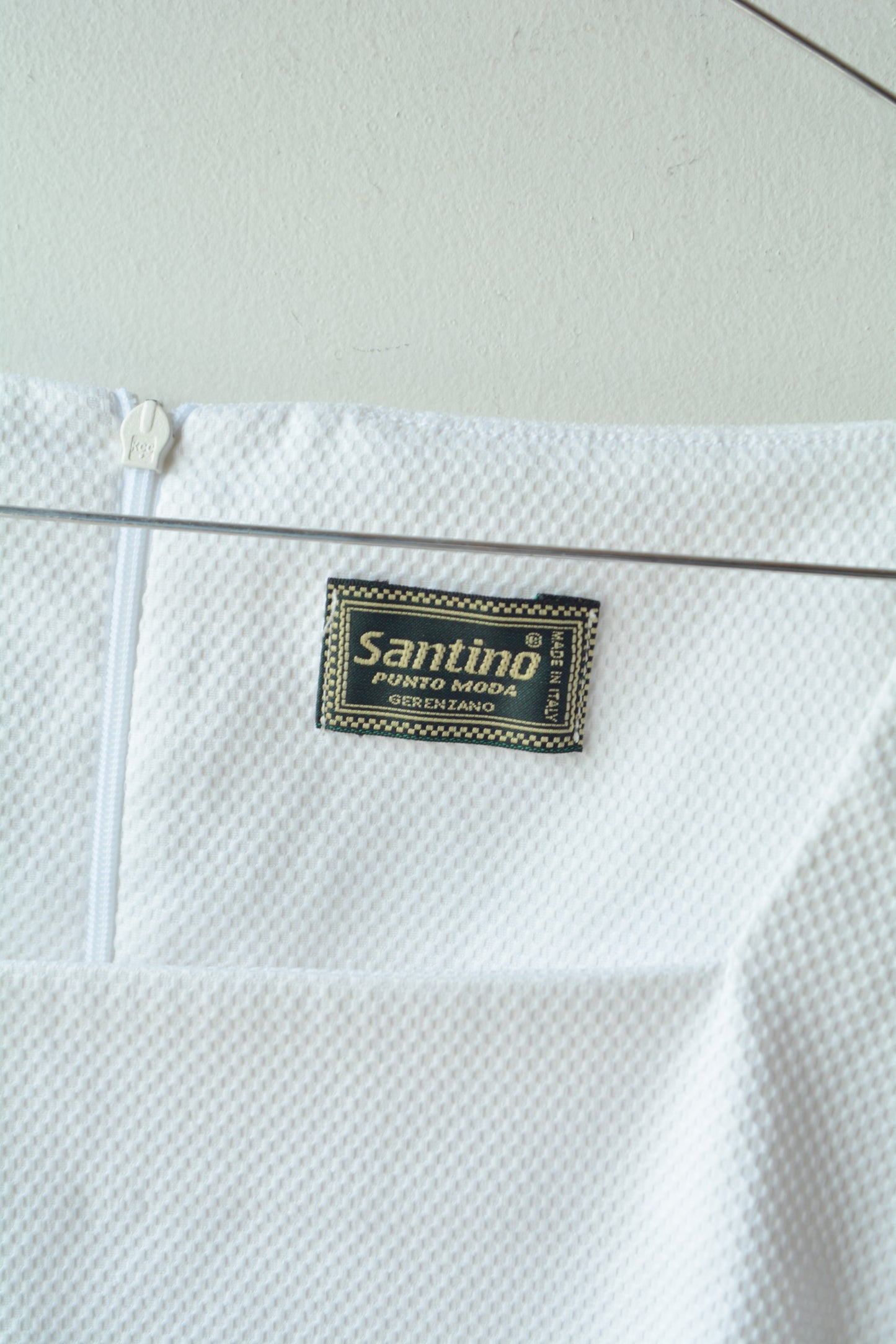 Tubino Vintage Santino Punto Moda Bianco Piqué