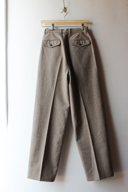 Pantaloni Vintage Le Braghe di Oliver Color Tortora - Made in Italy