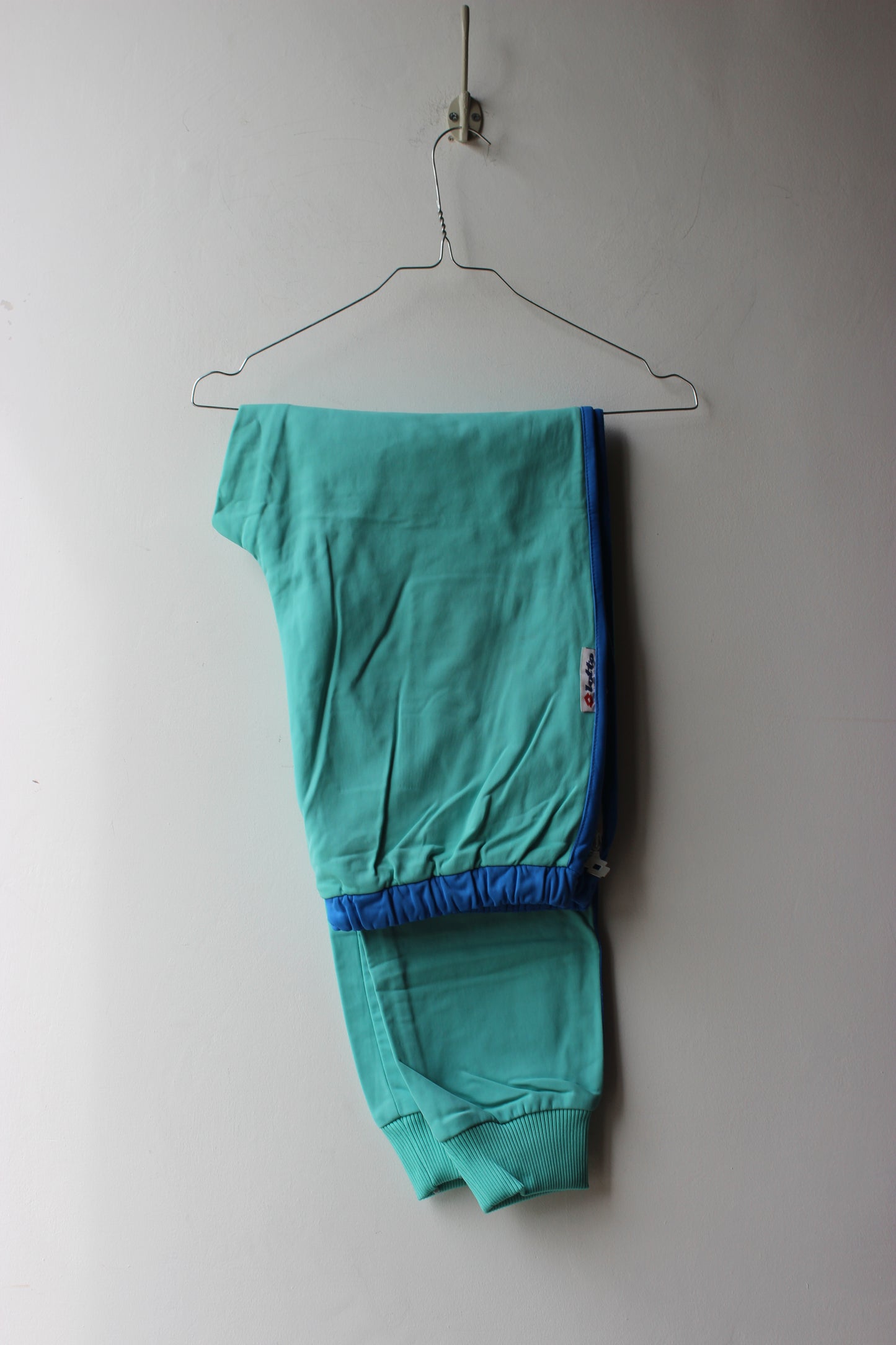 Tuta Lotto On The Road vintage turchese blu bianca - Made in Italy