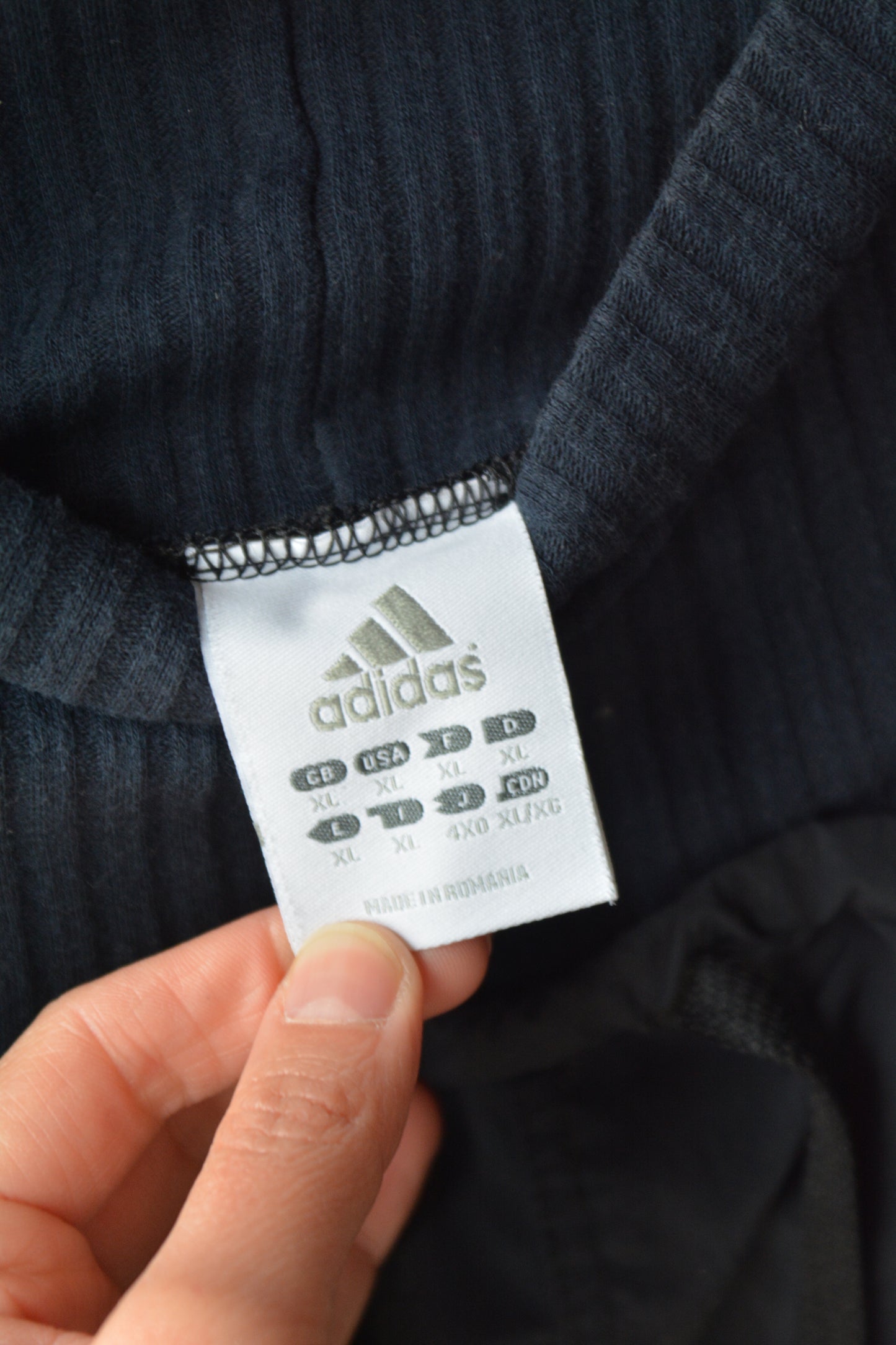 Pantalone Cargo Adidas Vintage Nero — Taglia XL
