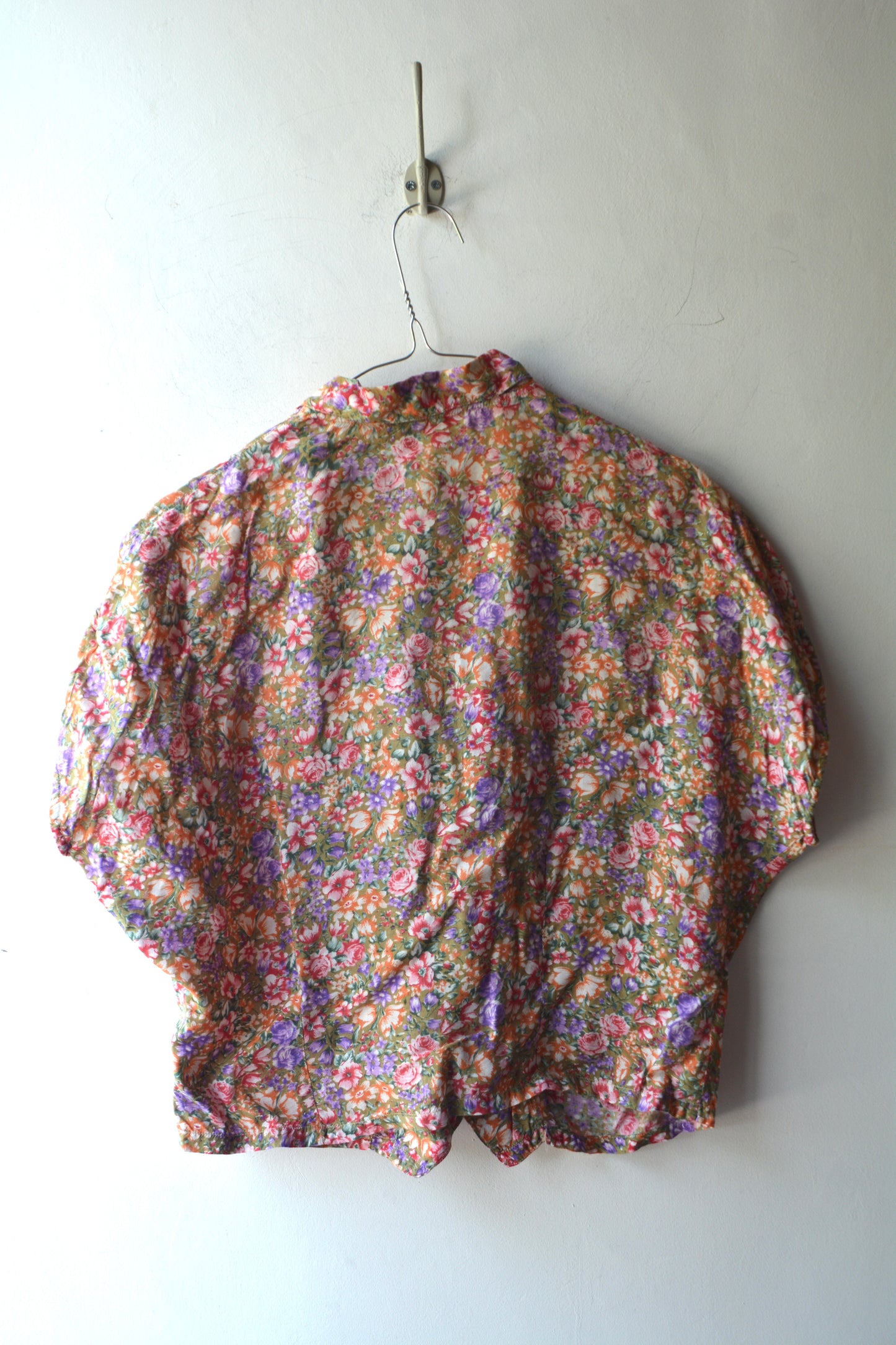 Express Camicia Vintage Floreale Viscosa anni '90