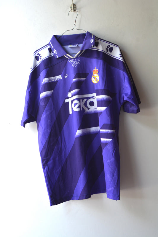 Real Madrid Kelme Maglia Vintage Viola Away 1994/95