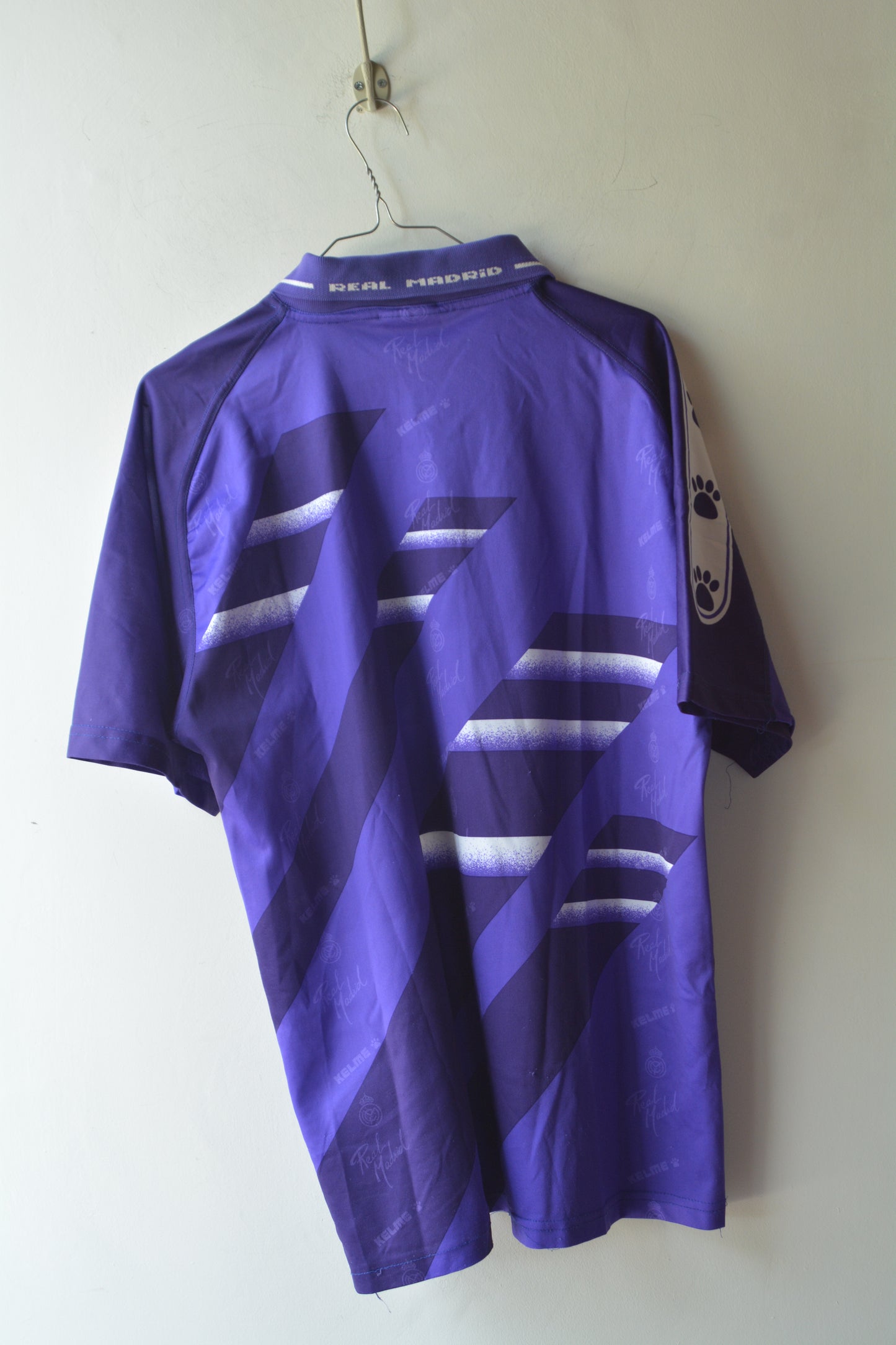 Real Madrid Kelme Maglia Vintage Viola Away 1994/95