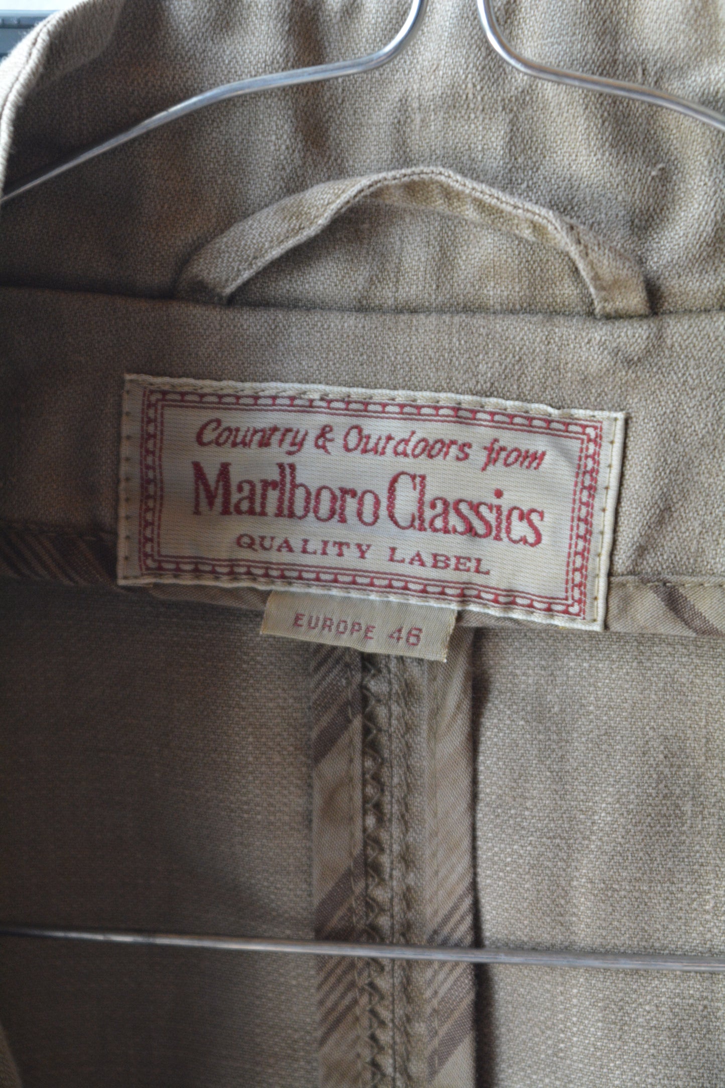 Marlboro Classics Completo 2 Pezzi Lino Safari Beige Europe 46