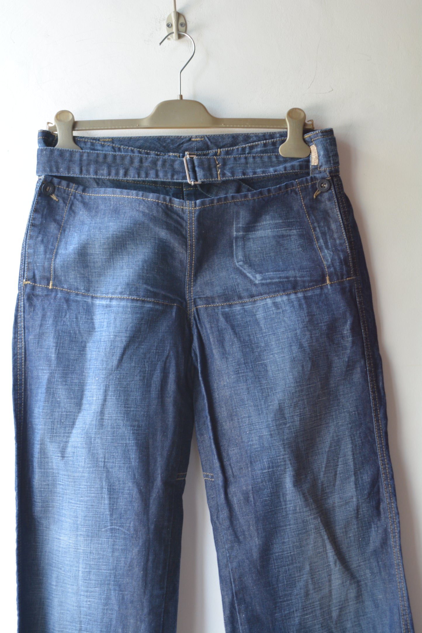 GAS Collection Jeans Vintage Wide Leg Blu Waist 29