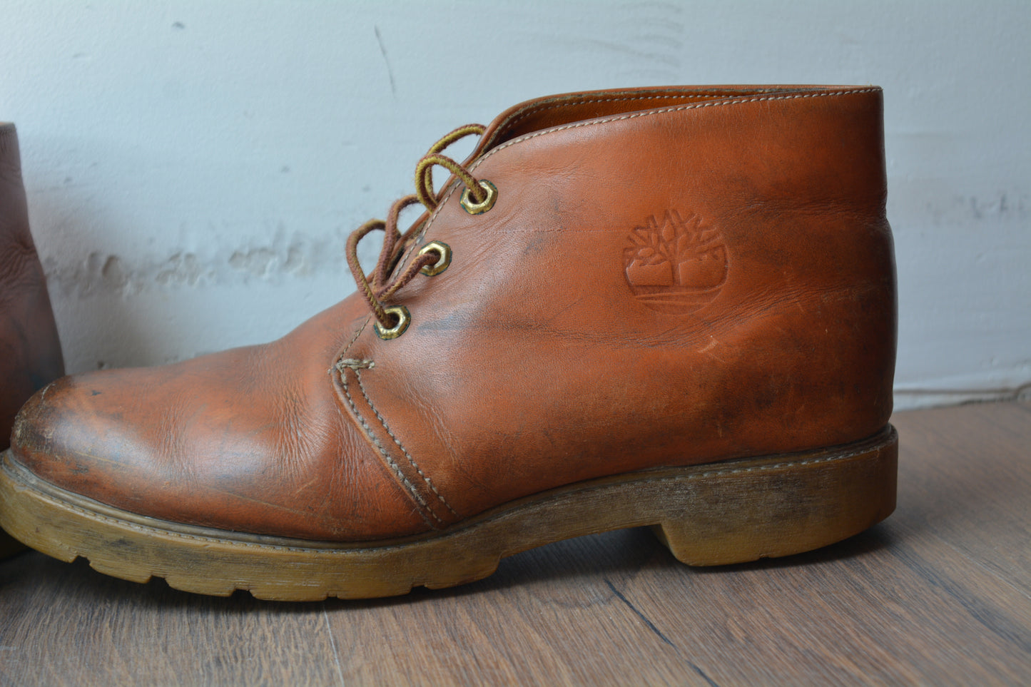 Chukka Boot Timberland in Pelle Cognac – Taglia US 9.5 / EU 43.5