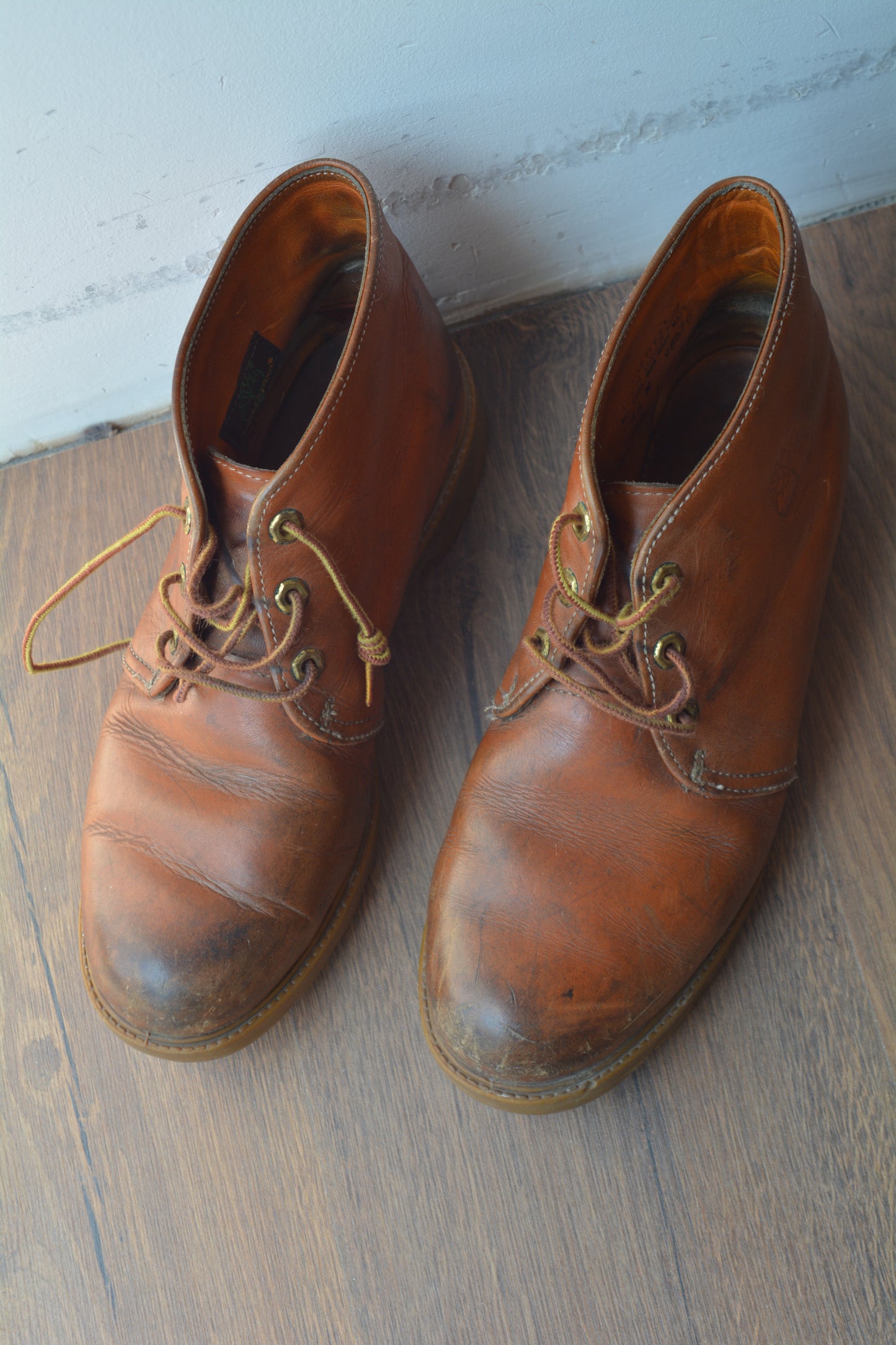 Chukka Boot Timberland in Pelle Cognac – Taglia US 9.5 / EU 43.5