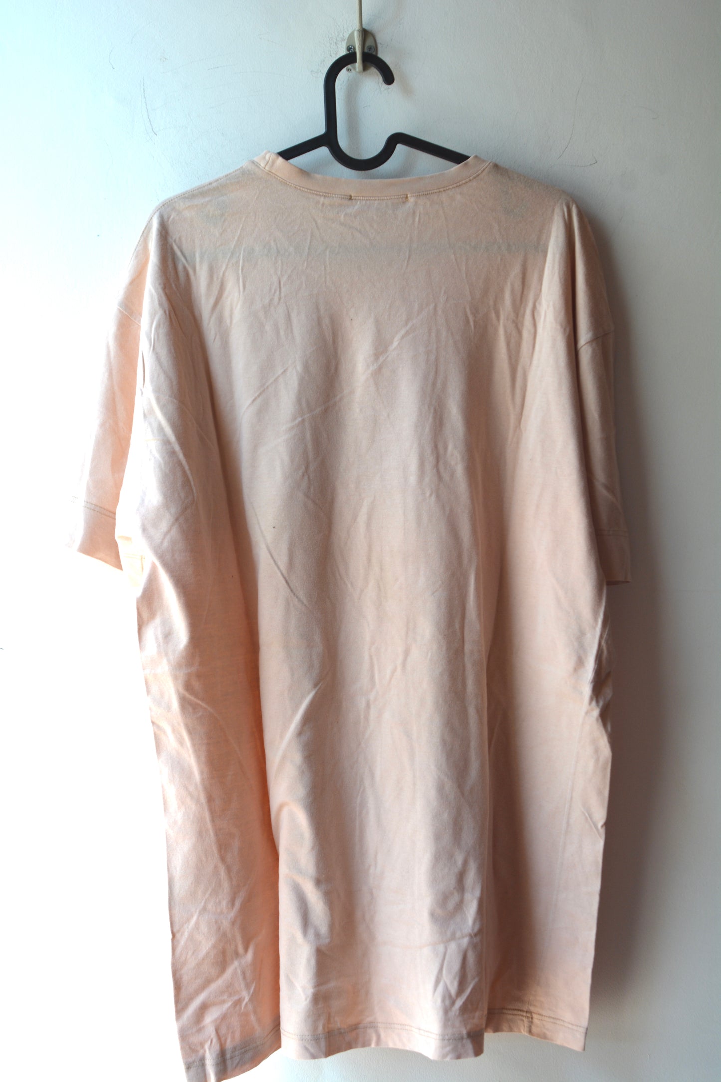 T-Shirt Fred Perry Pesca/Salmone con Patch Union Jack – Taglia XXL
