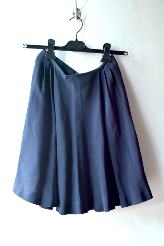 Gonna a Ruota Emporio Armani Blu Navy – Taglia 42 IT