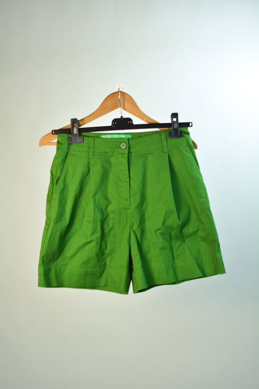 United Colors of Benetton Shorts Verde Vintage – Taglia 42 IT