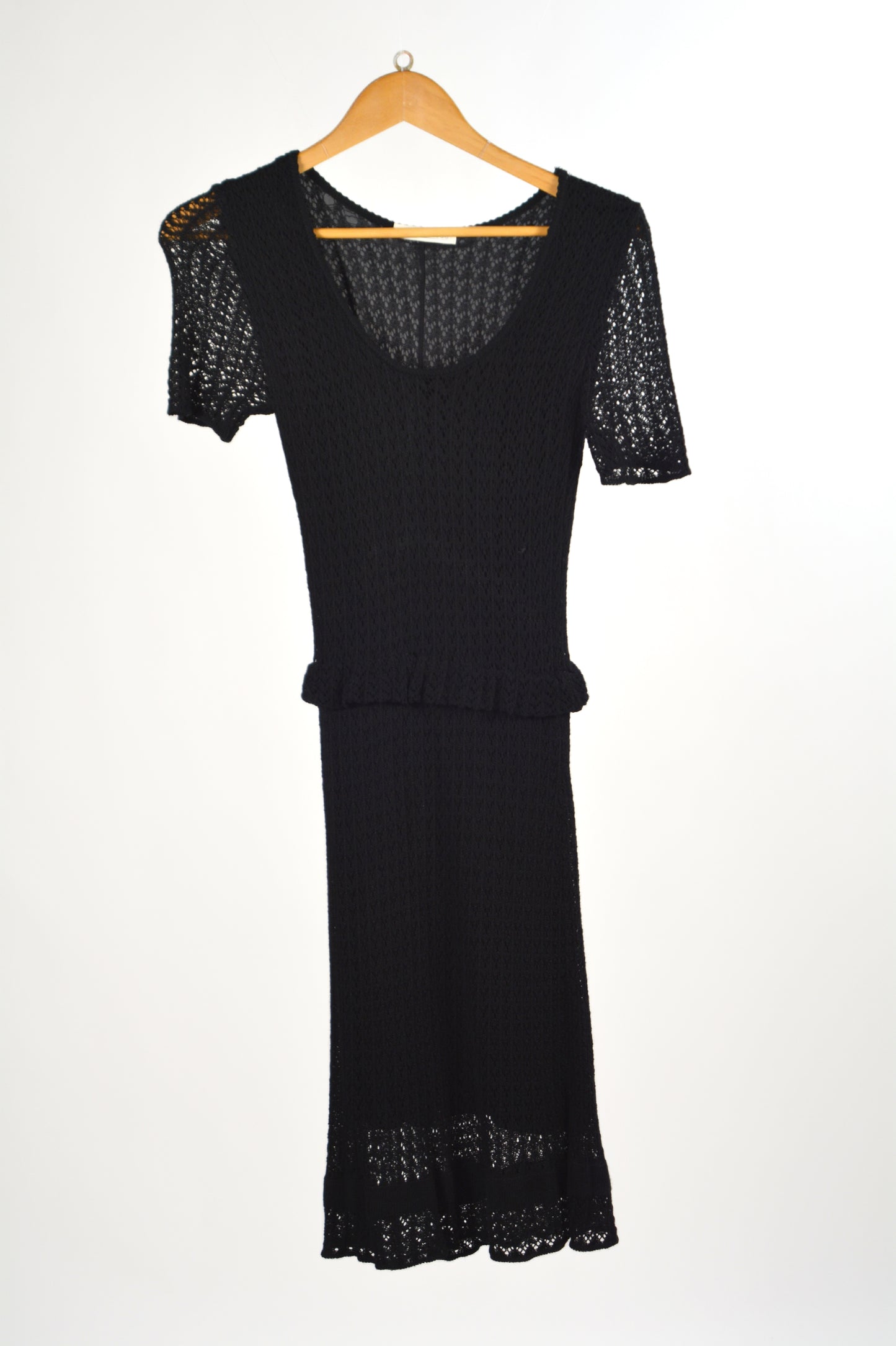 Abito Midi Vintage l'Altra Moda – Pizzo Nero