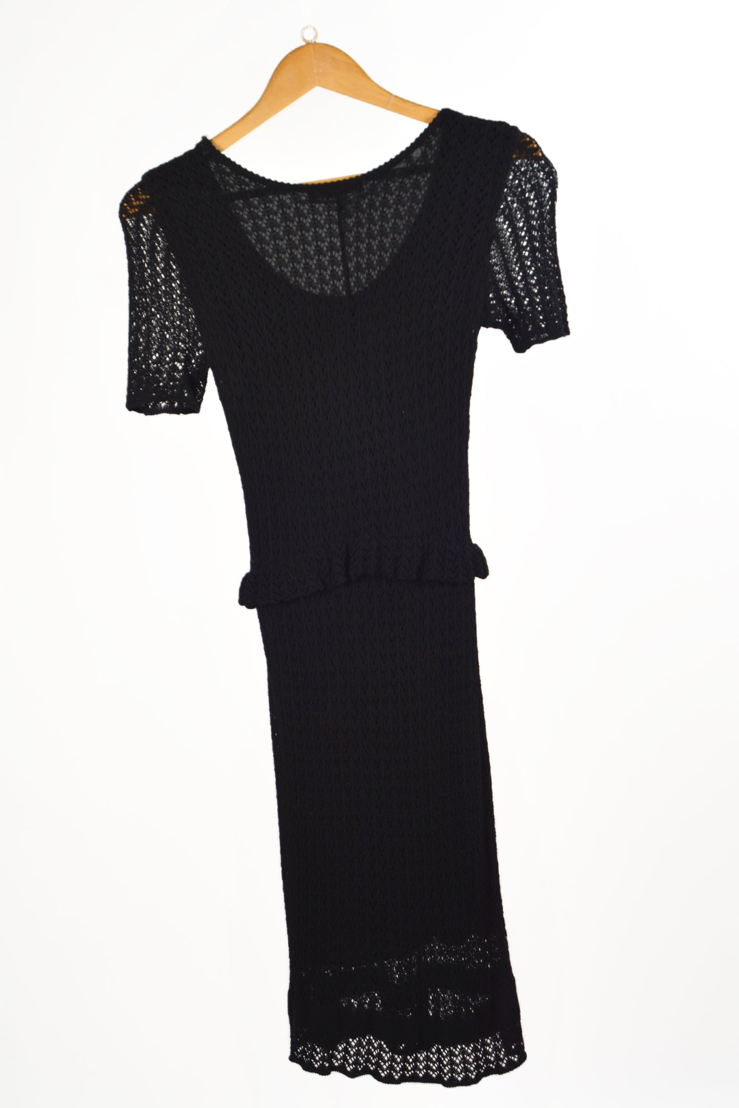 Abito Midi Vintage l'Altra Moda – Pizzo Nero