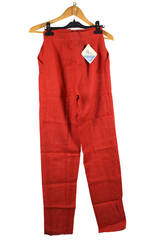 Pantaloni Vintage Premaman – 9 Mesi Made in Italy – Rosso