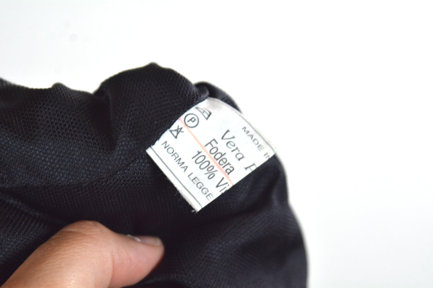 Gilet Vintage U.S. Force – Vera Pelle Nera con Aquila Goffrata – Made in Italy