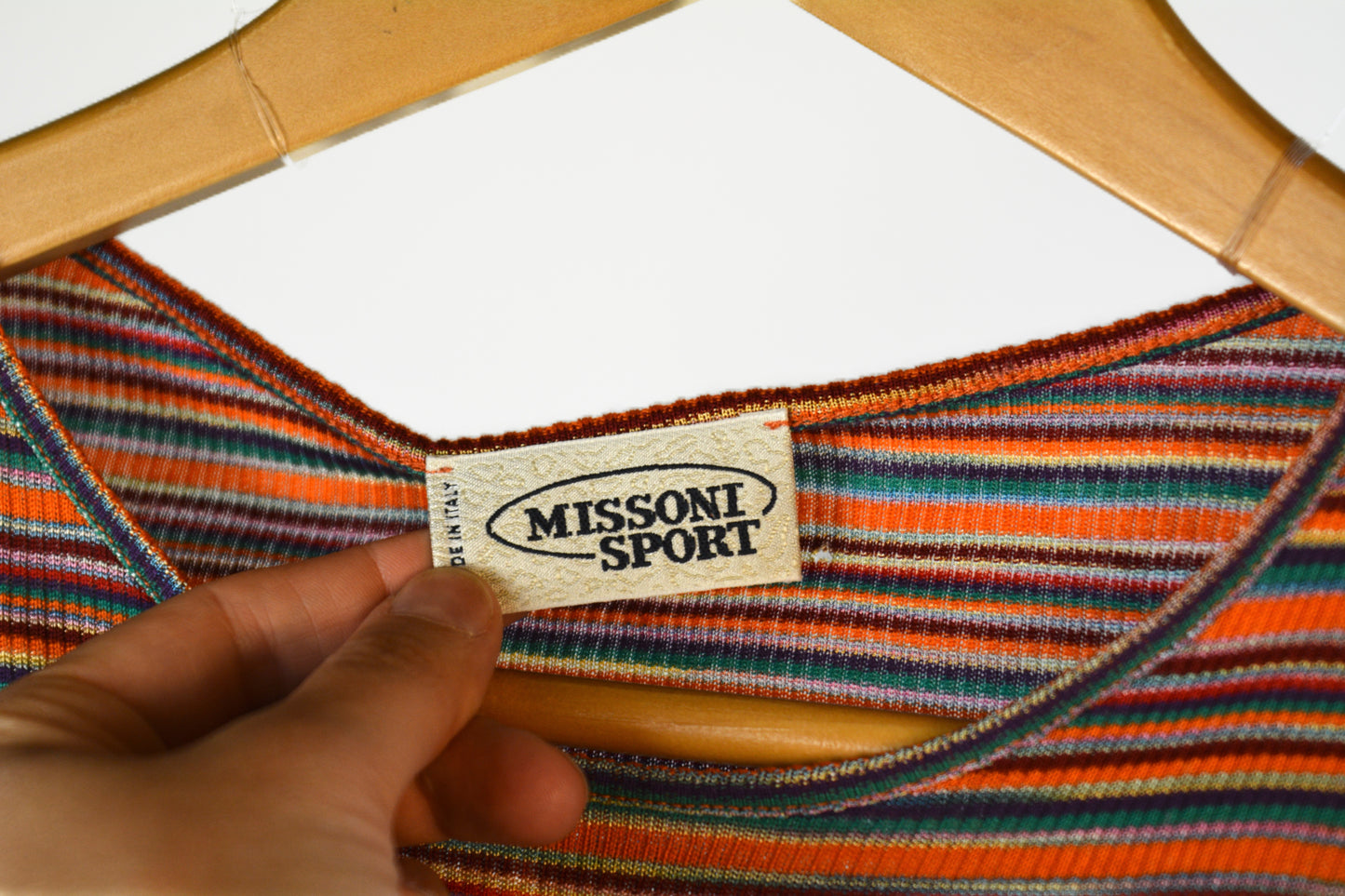 Missoni Sport T-Shirt a Righe Multicolor