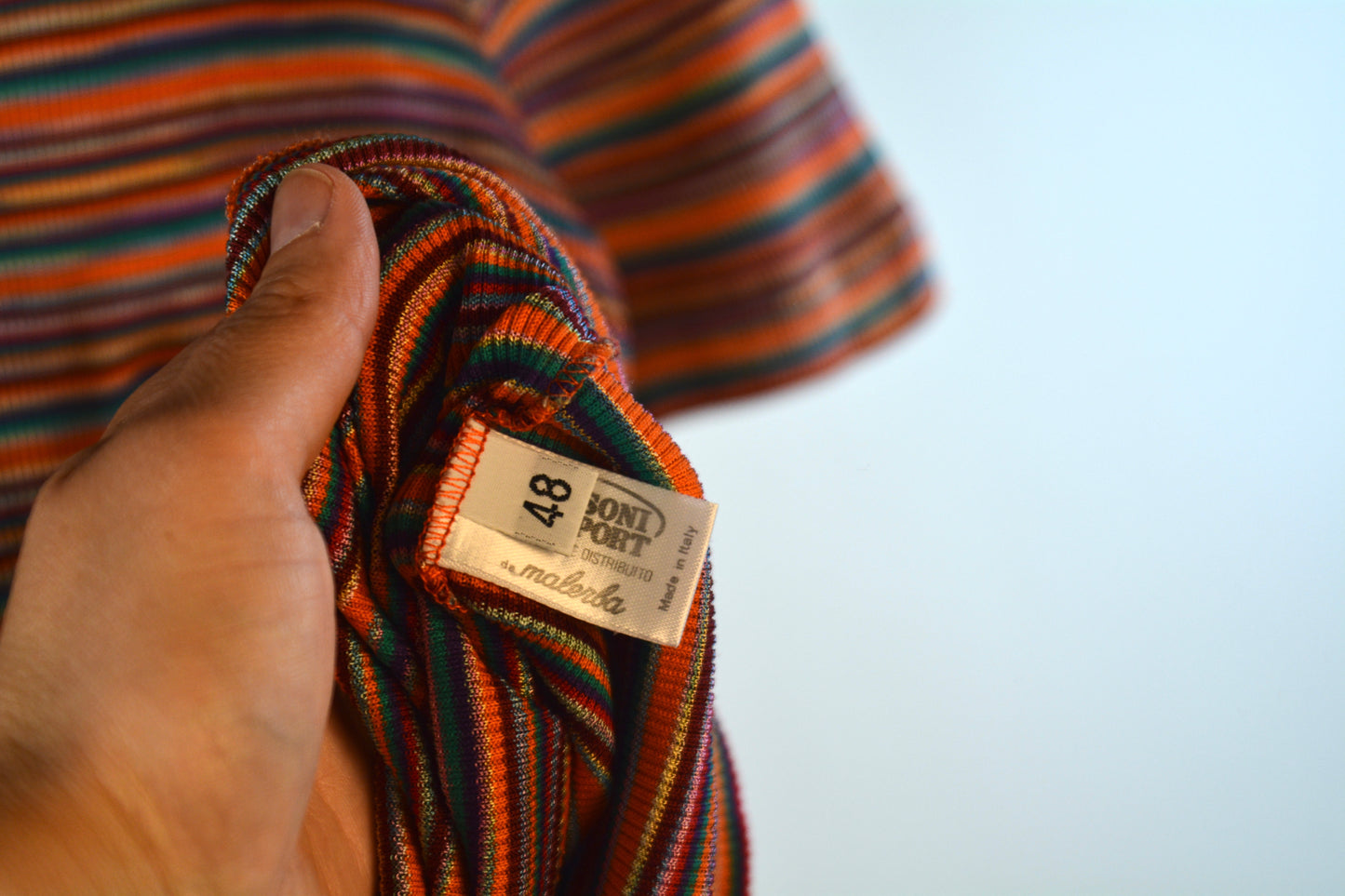 Missoni Sport T-Shirt a Righe Multicolor