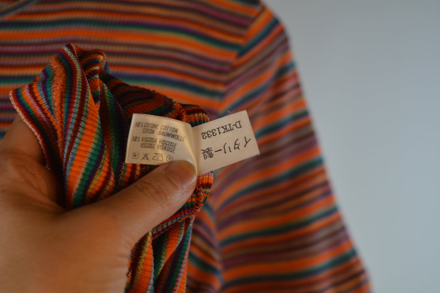 Missoni Sport T-Shirt a Righe Multicolor