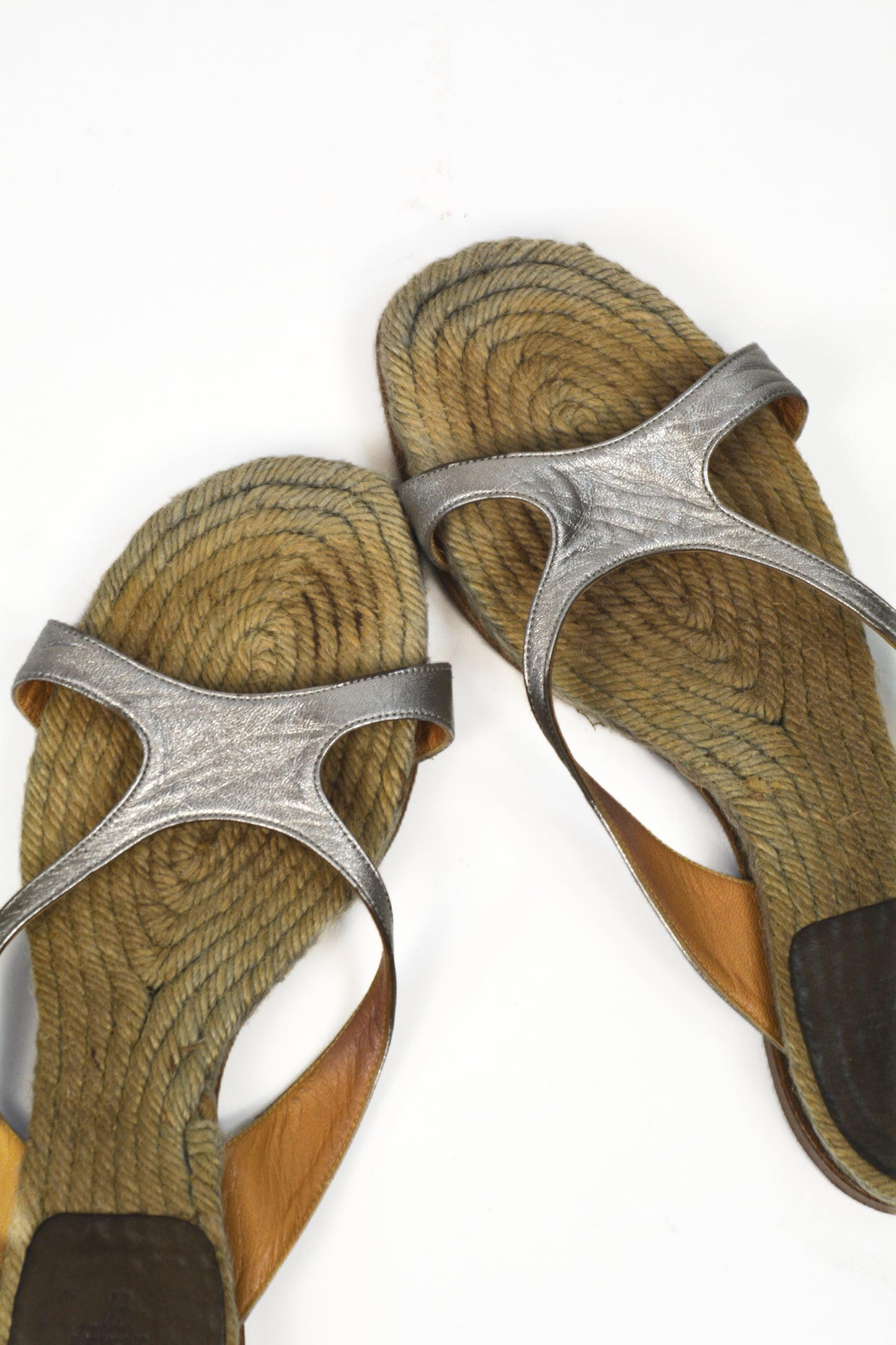 Hermès Paris Sandali Espadrillas Vintage – Tg. 38