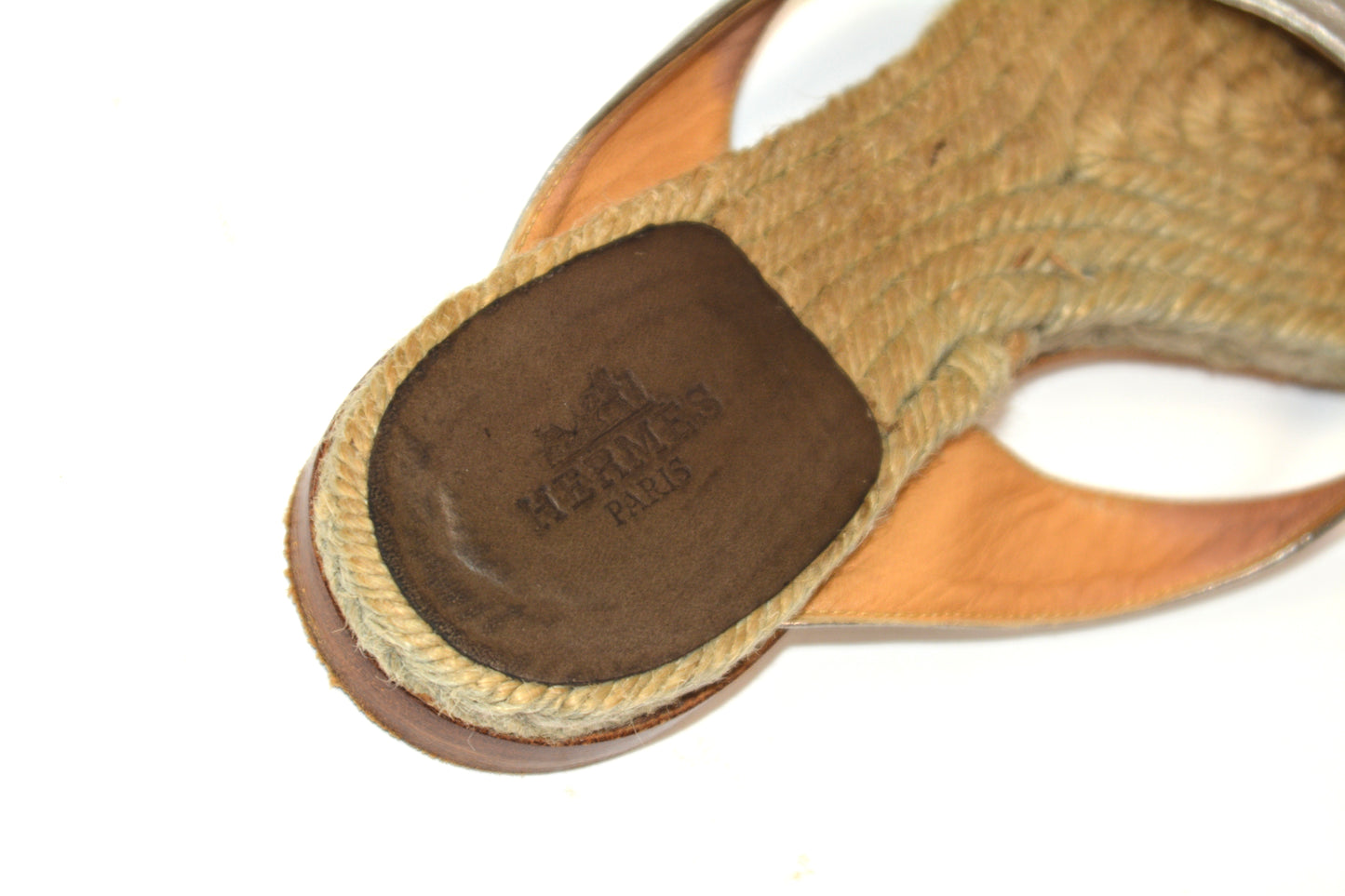 Hermès Paris Sandali Espadrillas Vintage – Tg. 38