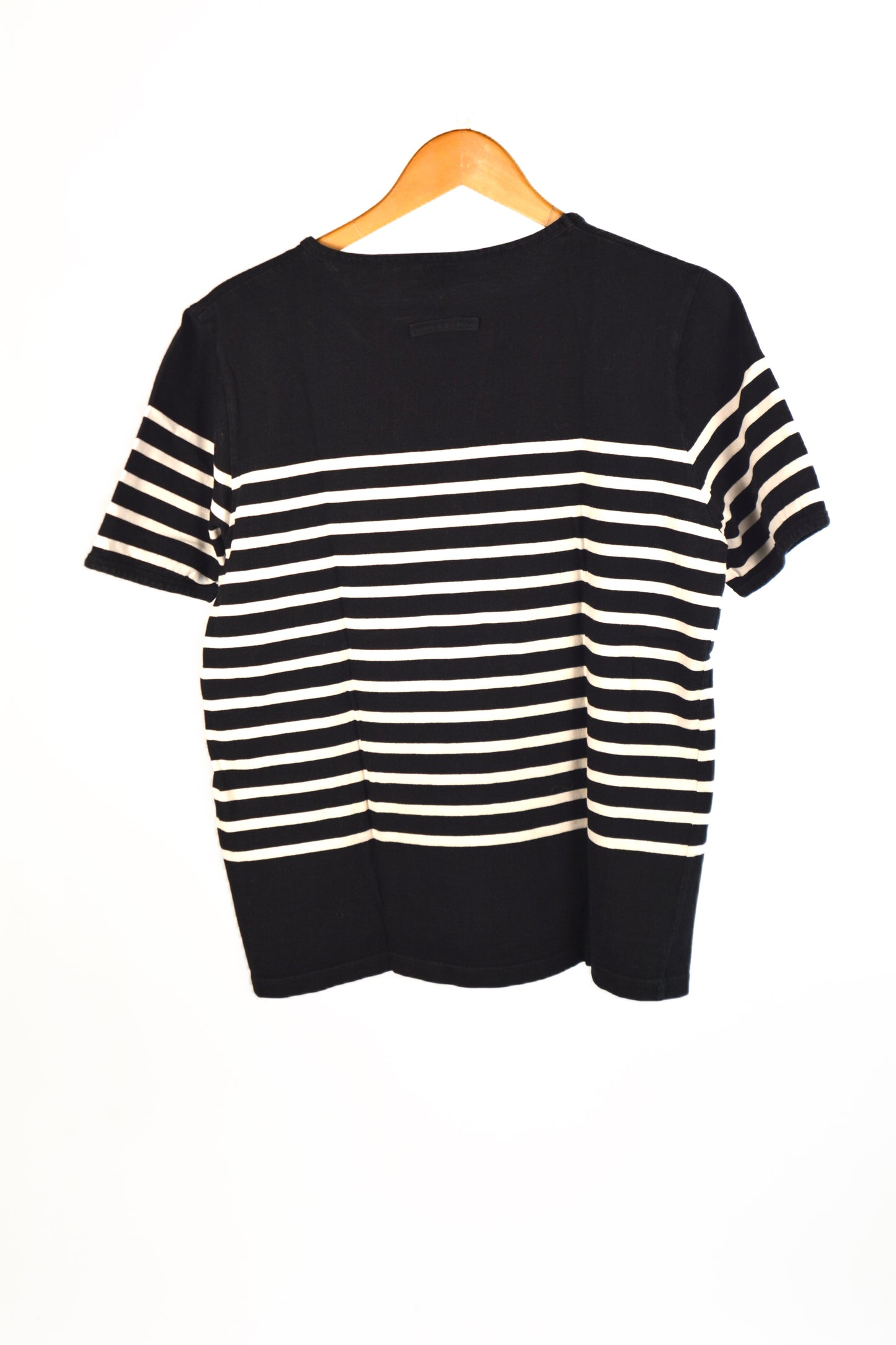 Jean Paul Gaultier Matelot T-shirt Nera Righe Bianche Vintage – Tg. L/XL