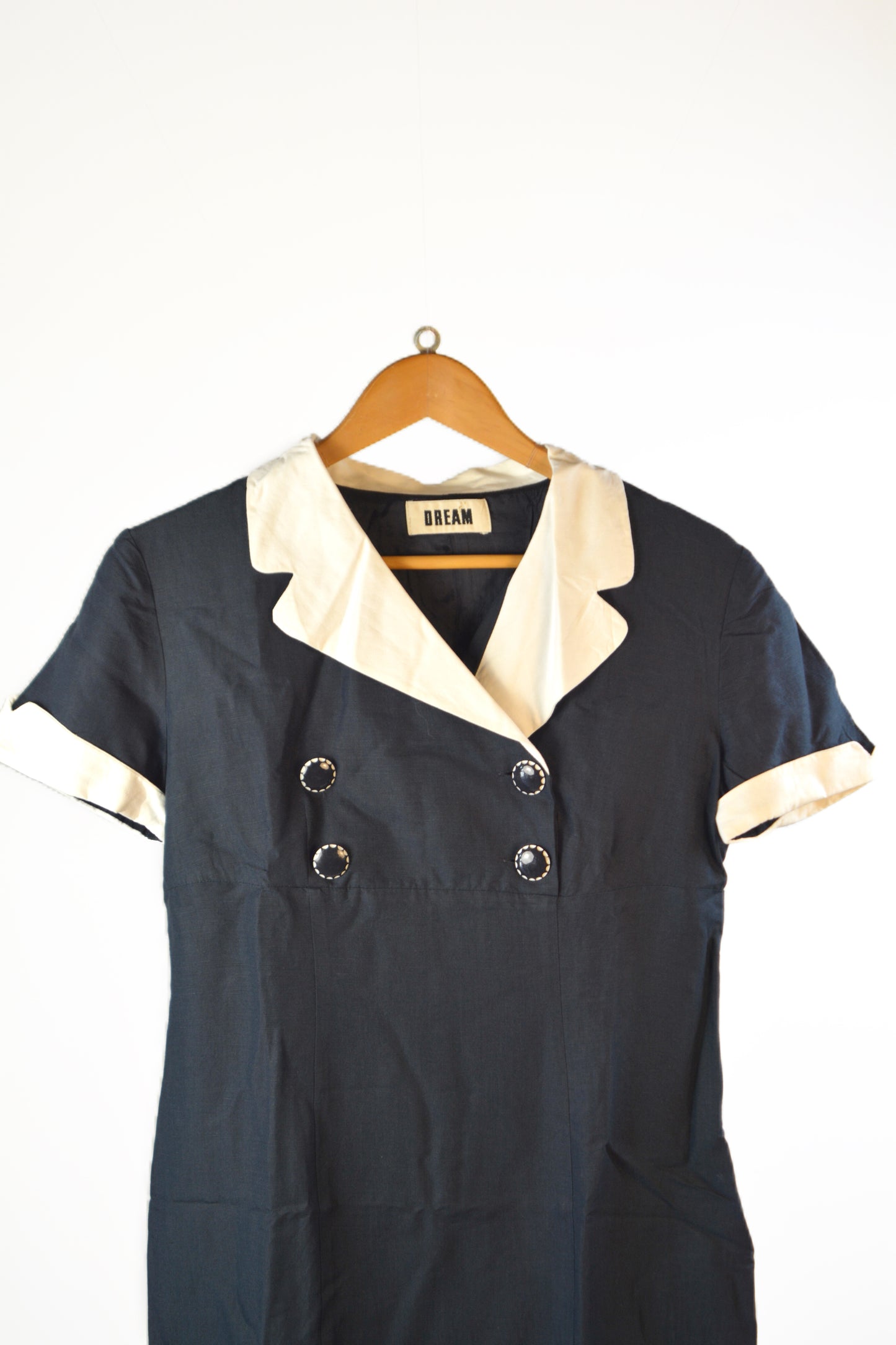 Abito Vintage Dream Stile Marinaro Blu e Bianco