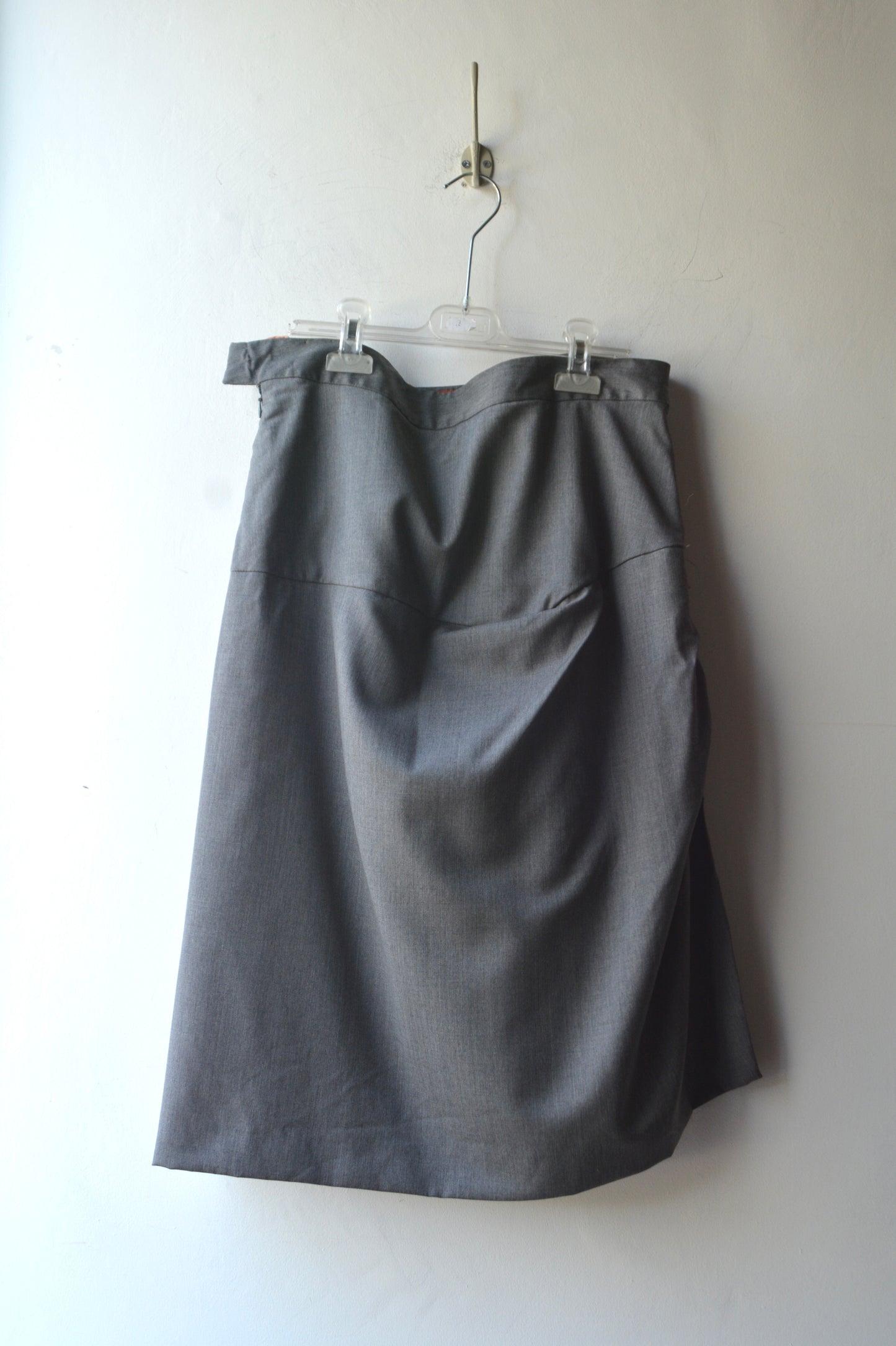 Vivienne Westwood Red Label Gonna Grigia Lana — Taglia 46