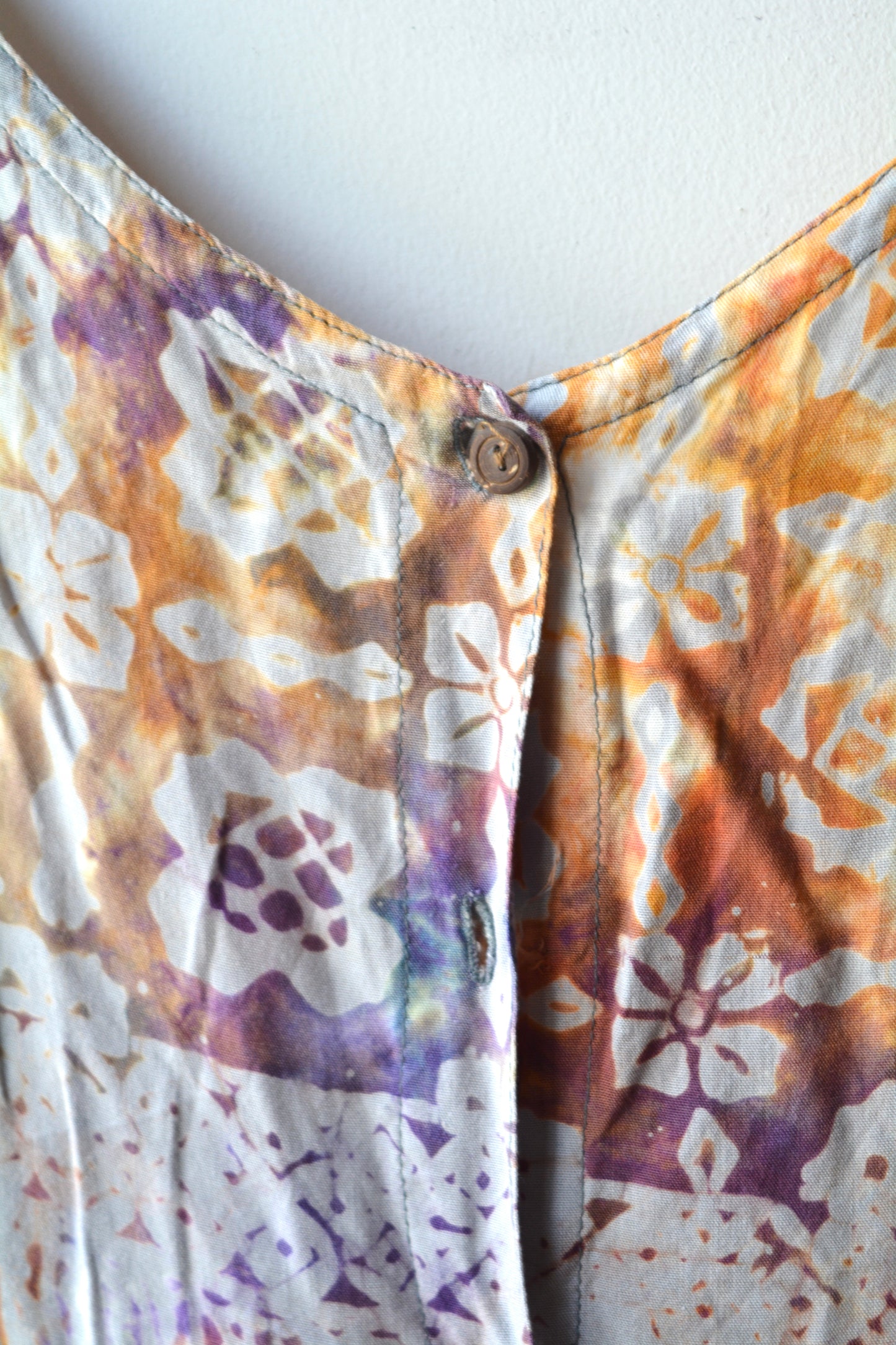 Gypsy Abito Estivo Batik Senza Maniche — Taglia Unica