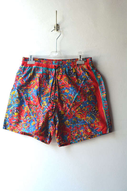 Rasurel Costume da Bagno Vintage Stampa Marina Anni 80