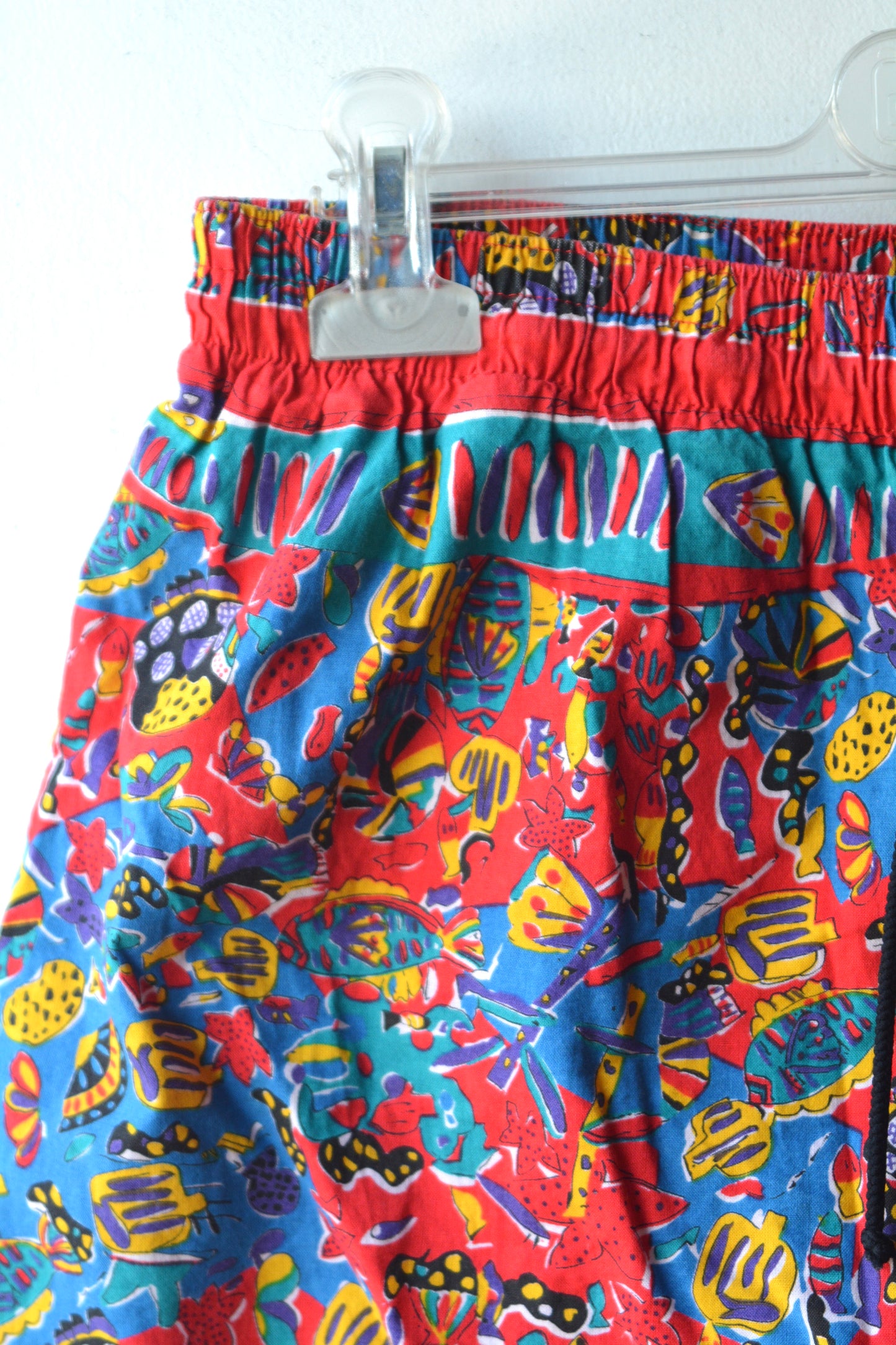 Rasurel Costume da Bagno Vintage Stampa Marina Anni 80