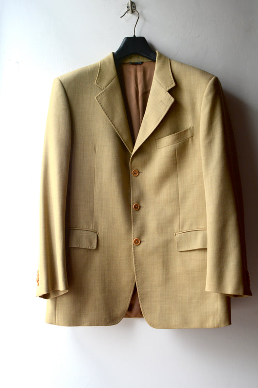 Blazer Vintage Tombolini Lana Vergine Woolmark Cammello