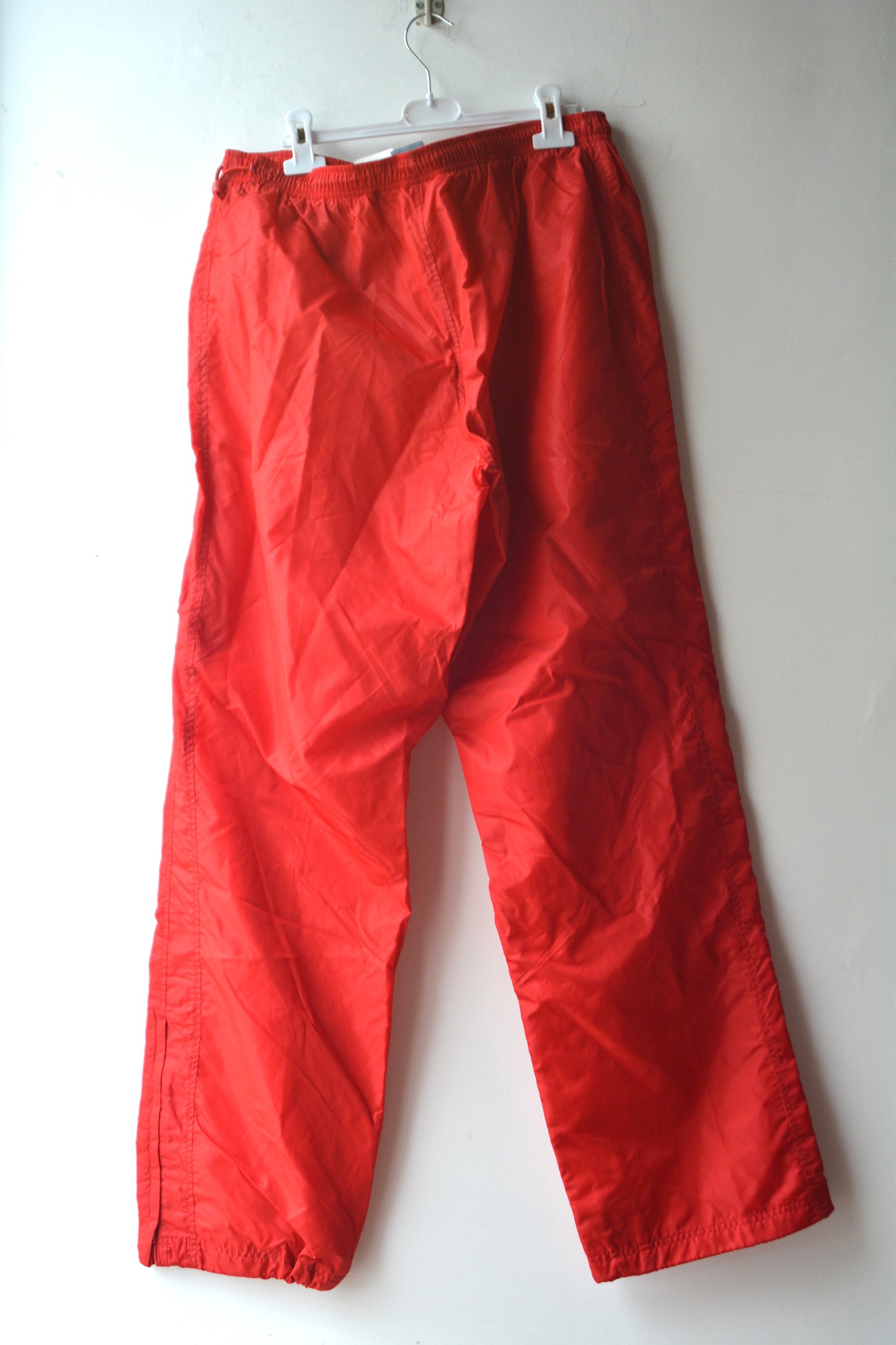 Nike Vintage Nylon Track Pants – Rosso Arancio Taglia M