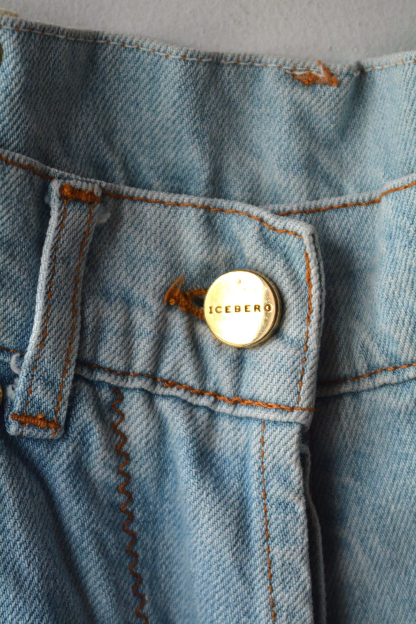Jeans Iceberg Deadstock Patch Tie-Dye Gilmar Made in Italy