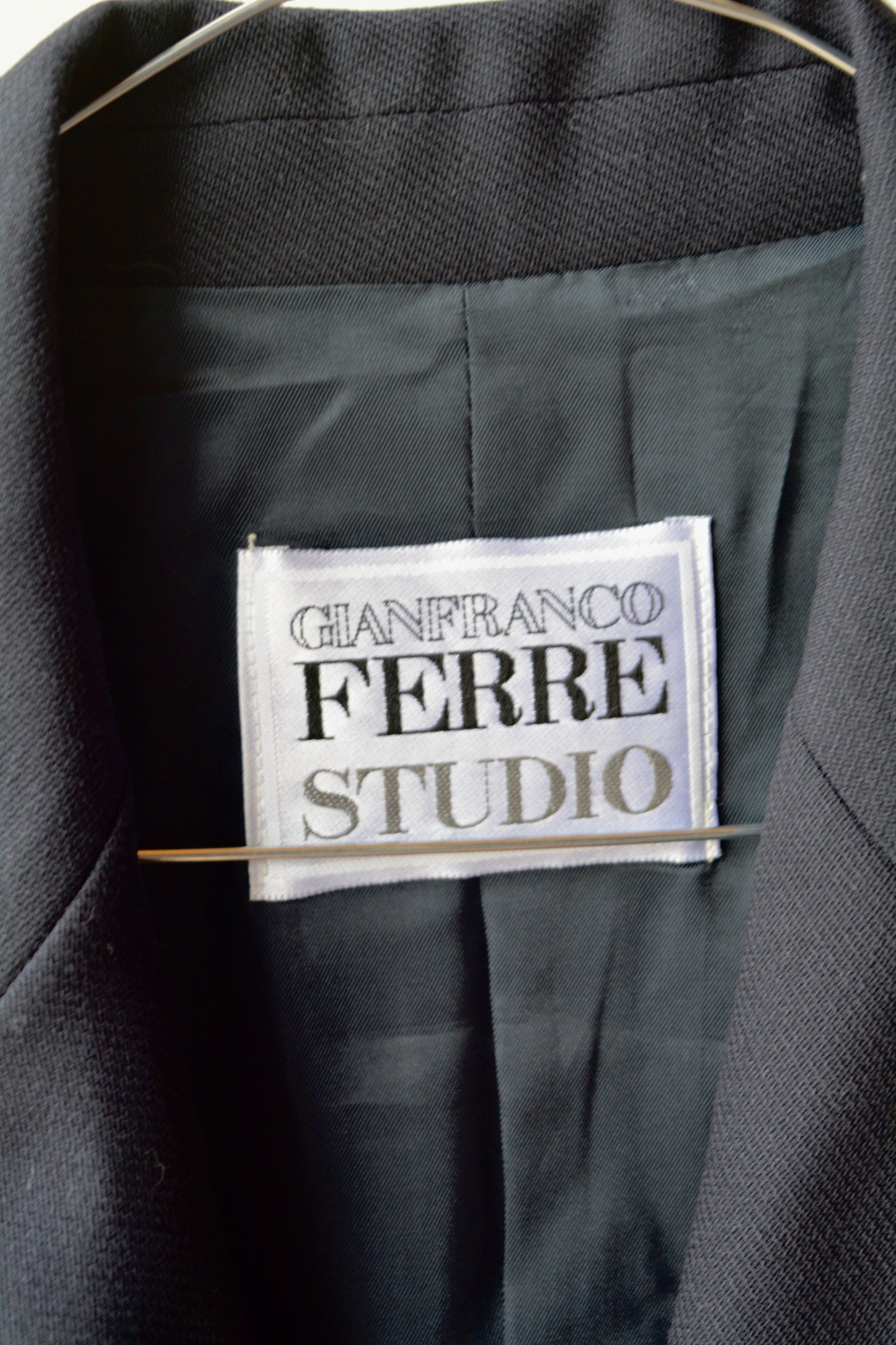 Gianfranco Ferré Studio Long Blazer Vintage – Blu Navy
