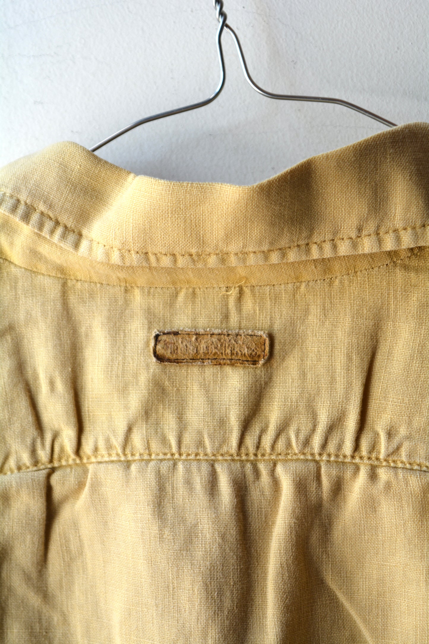 Blazer Safari Vintage Marlboro Classics Lino Giallo Senape Anni '90