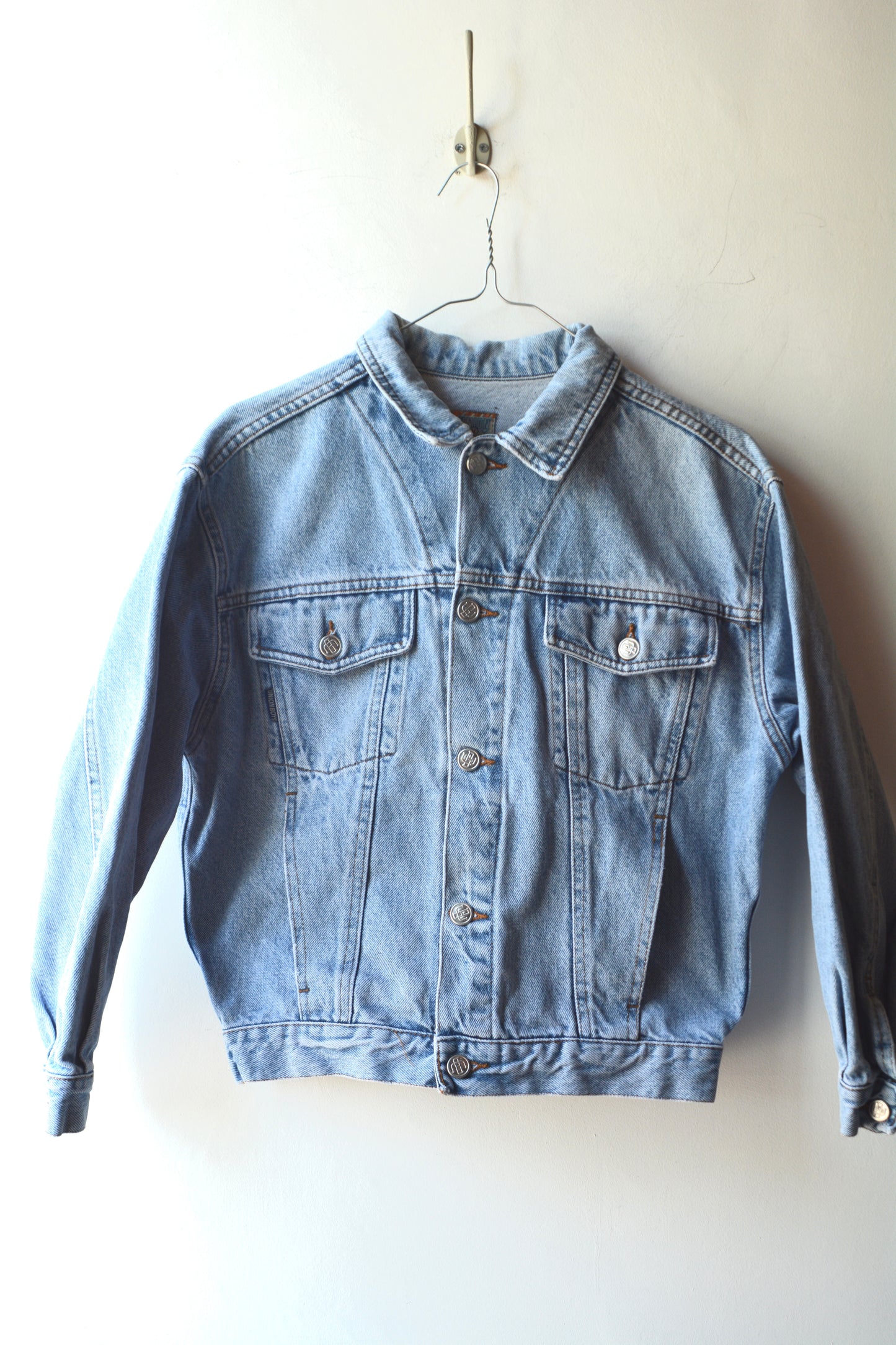 Giacca di Jeans Vintage Union Boy Denim Azzurro Lavato Anni '90