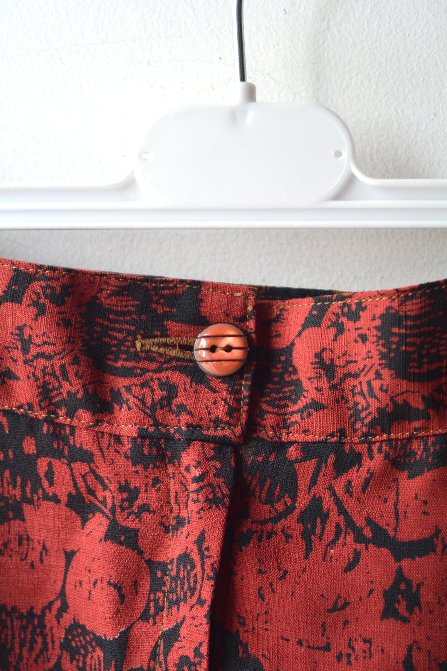 Gonna Vintage Pencil Skirt Print Botanico – Misto Lana – Taglia 44